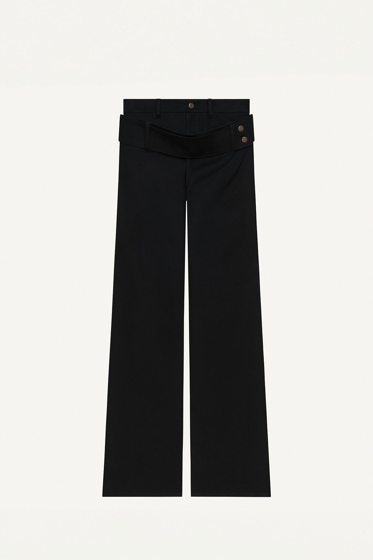 COURRÈGES | DOUBLE BELT DENIM PANTS