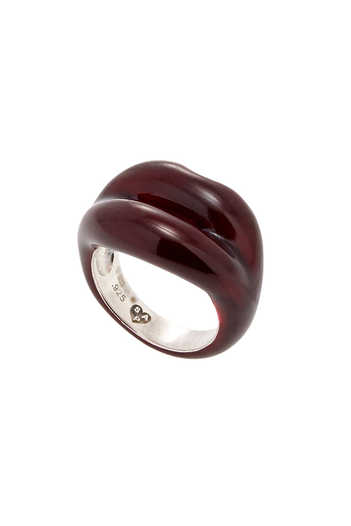 SOLANGE | BLACK CHERRY HOTLIPS RING - MAXFIELD LA