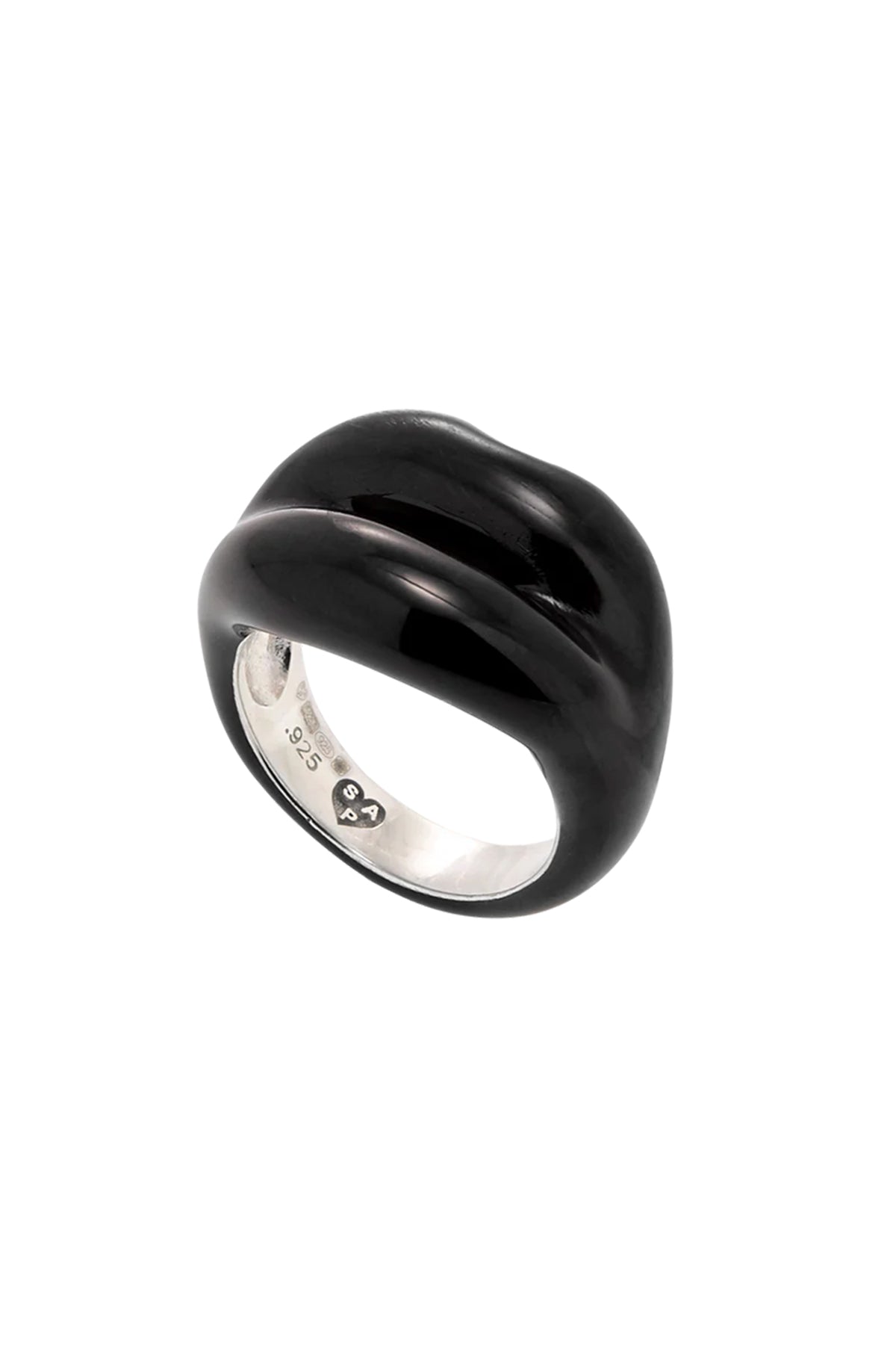 SOLANGE | BLACK HOTLIPS RING - MAXFIELD LA