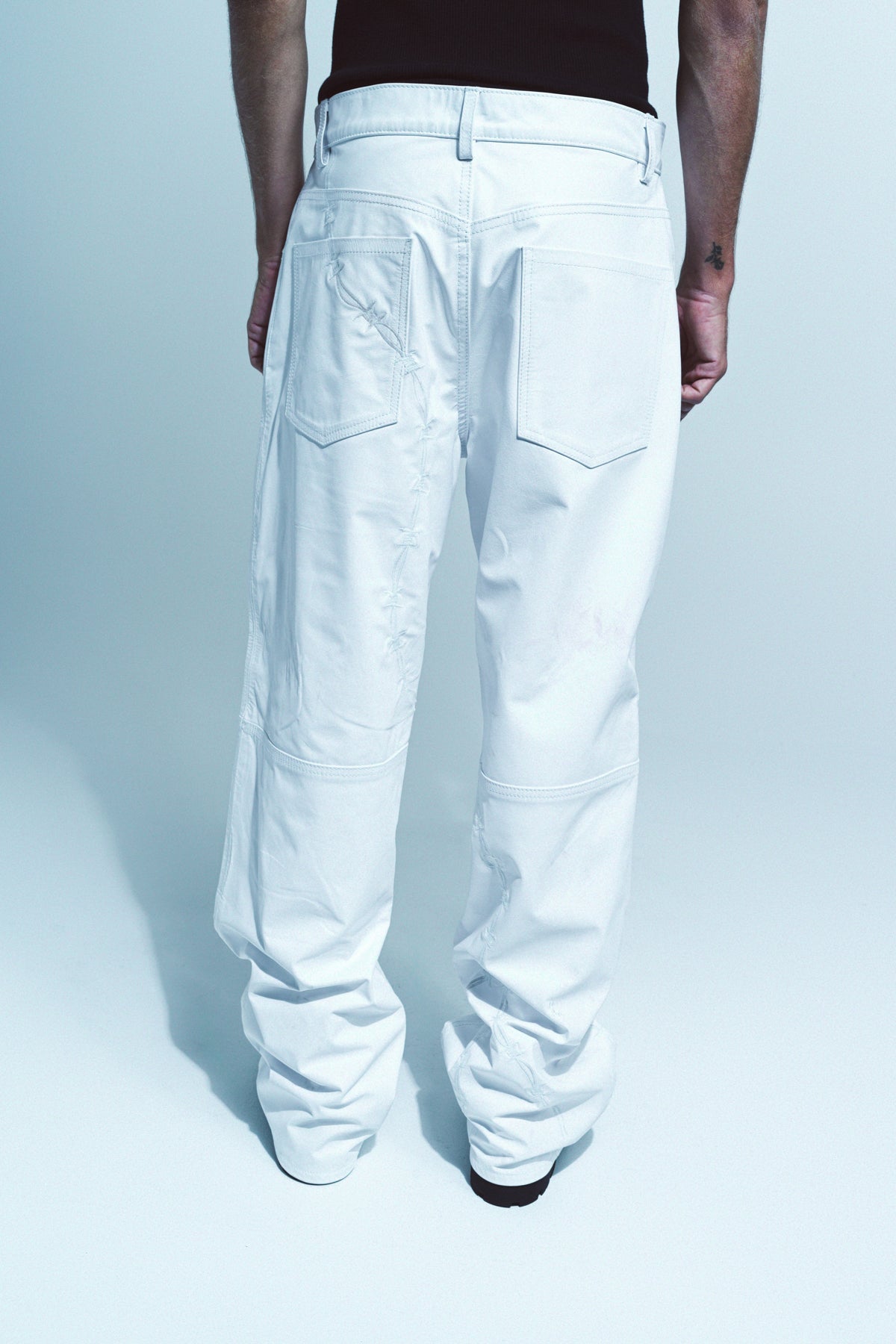 WARREN LOTAS | MOTORCYCLE ACCIDENT LEATHER PANTS - MAXFIELD LA