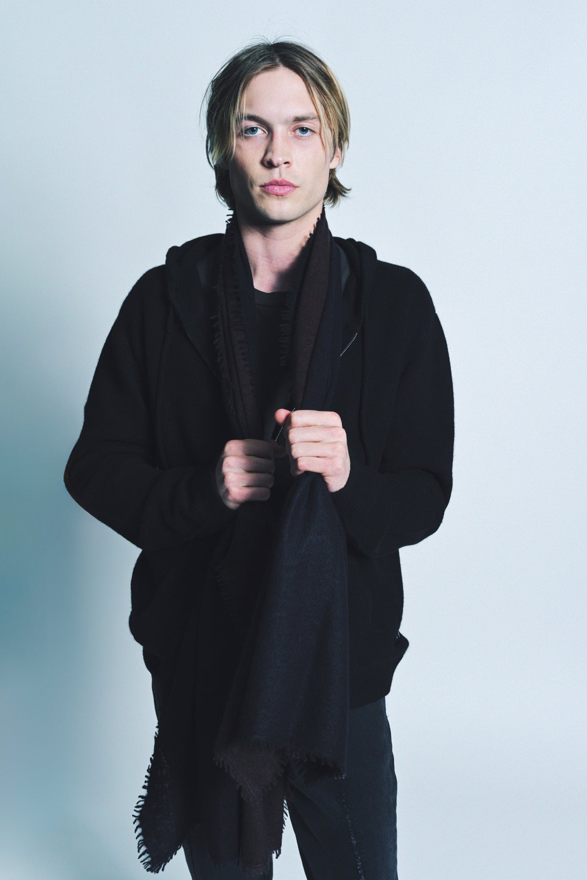 DENIS COLOMB | FUZZY FEUTRE 2-TONE SHAWL - MAXFIELD LA