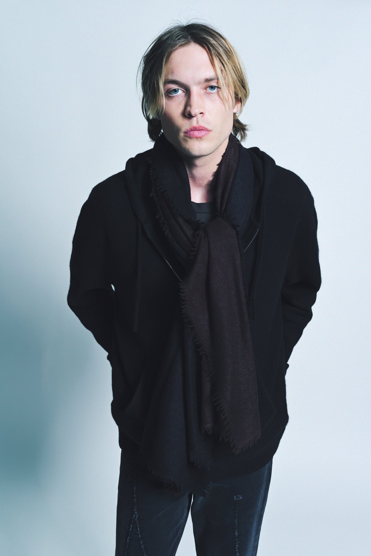 DENIS COLOMB | FUZZY FEUTRE 2-TONE SHAWL - MAXFIELD LA