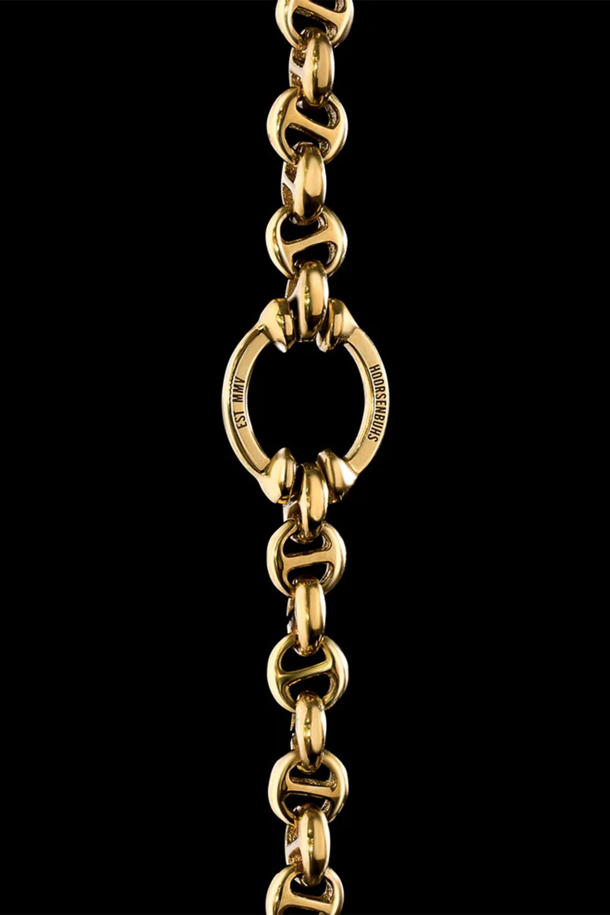 HOORSENBUHS | 18K GOLD OPEN-LINK DIAMOND NECKLACE - MAXFIELD LA