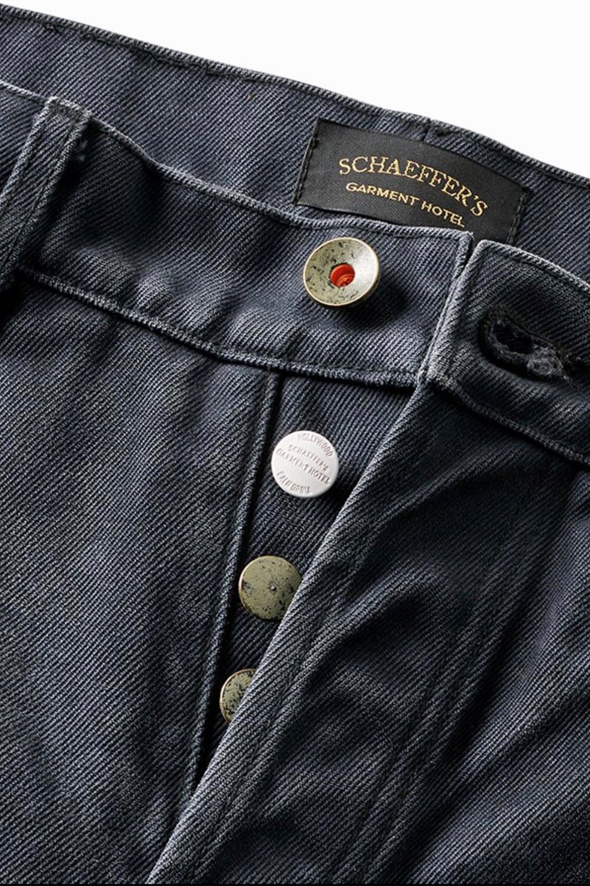 SCHAEFFER'S GARMENT HOTEL | 18OZ DESTROYED DOUBLE FRONT CARPENTER PANTS - MAXFIELD LA