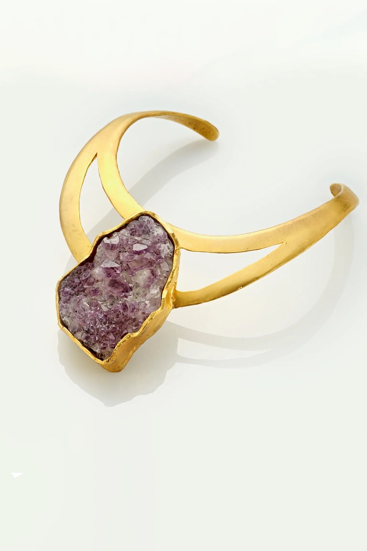 MARIE-ALEXANDRINE YVERNAULT | ANTARES AMETHYST NECKLACE 13CM - MAXFIELD LA