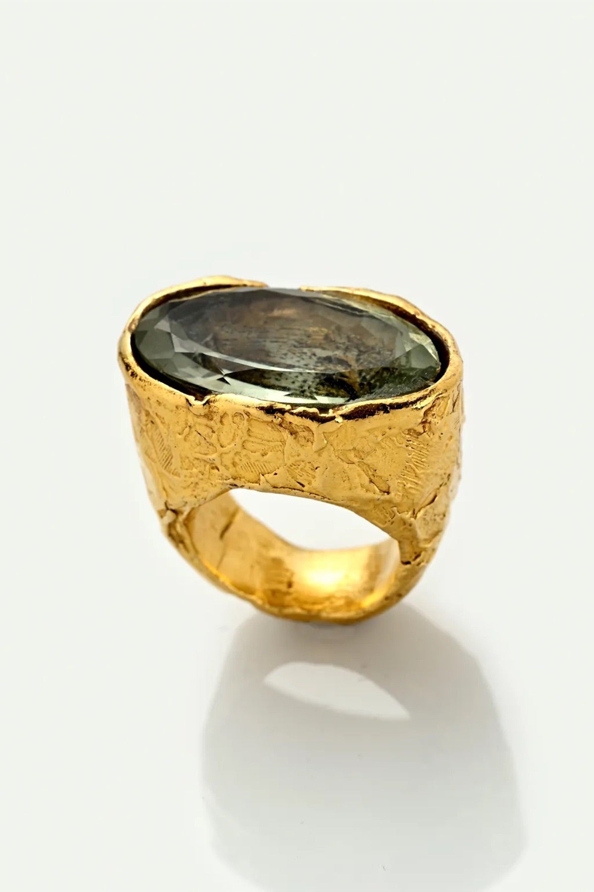 MARIE-ALEXANDRINE YVERNAULT | NAIADE GREEN AMETHYST RING - MAXFIELD LA