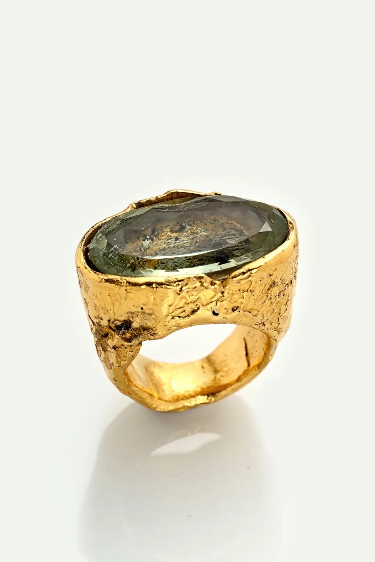 MARIE-ALEXANDRINE YVERNAULT | NAIADE GREEN AMETHYST RING - MAXFIELD LA