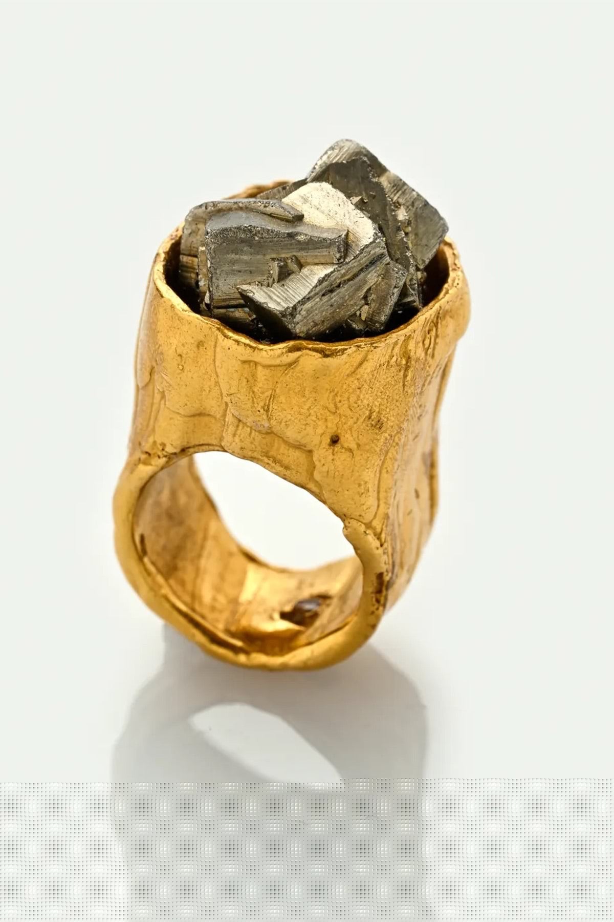 MARIE-ALEXANDRINE YVERNAULT | BAGUE PY I PYRITE RING - MAXFIELD LA