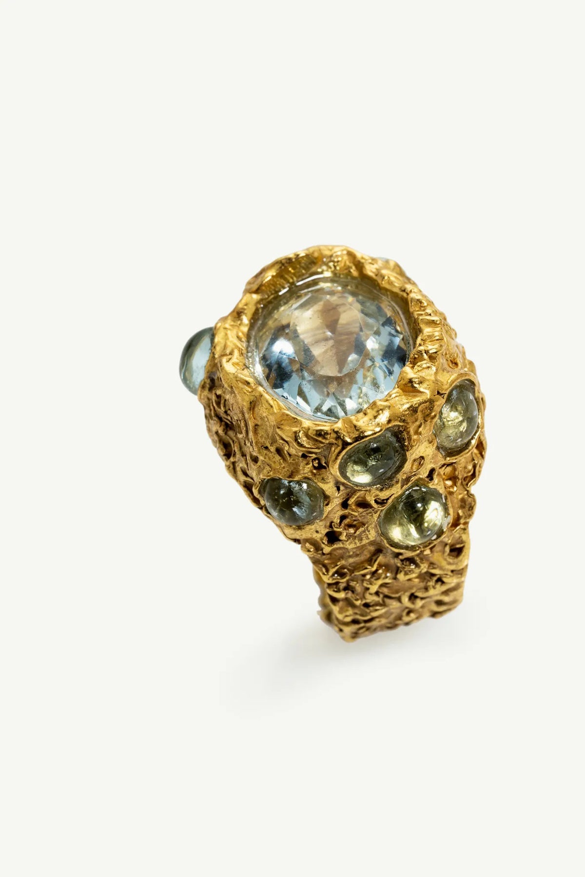 MARIE-ALEXANDRINE YVERNAULT | AQUAMARINE BAROQUE RING - MAXFIELD LA