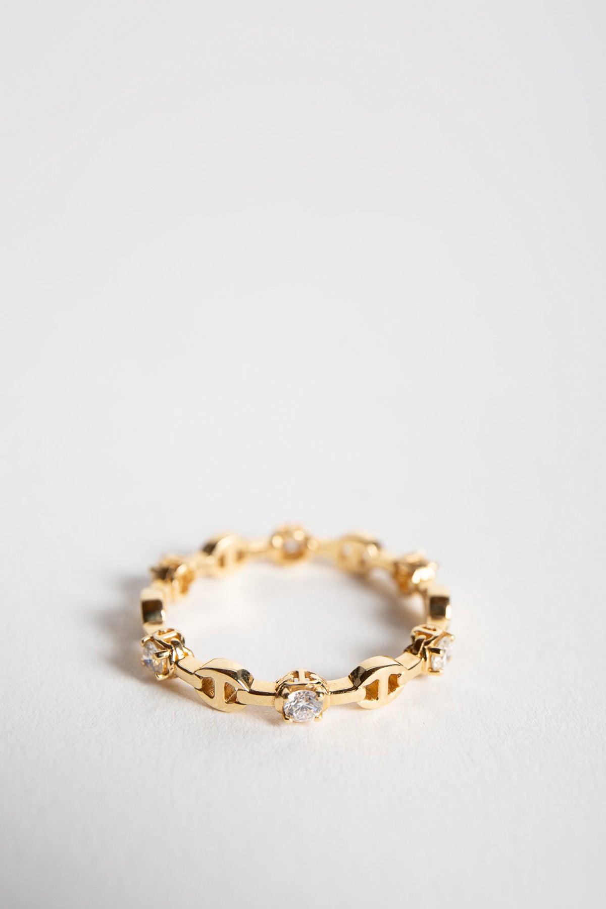 HOORSENBUHS | MICRO TRi-LINK II RING WITH DIAMONDS
