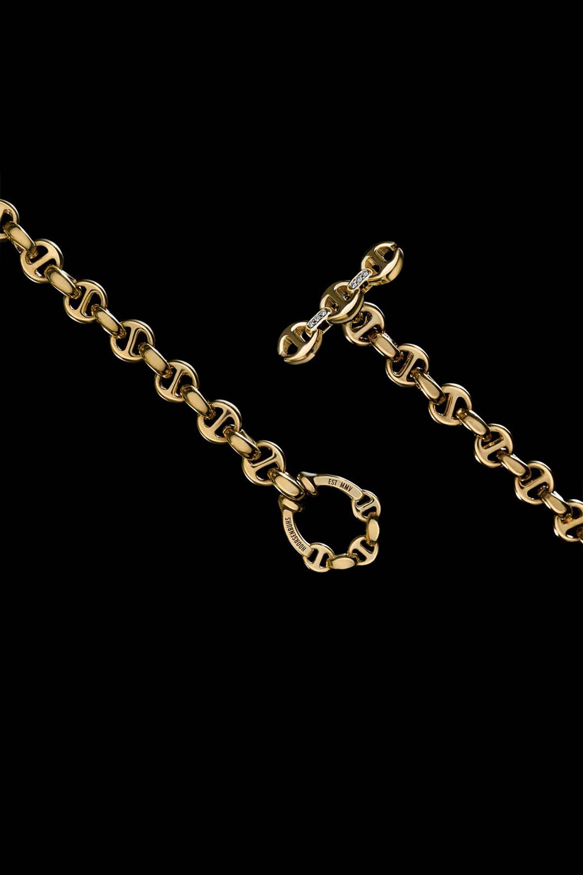 HOORSENBUHS | ANTIQUATED DIAMOND ID BRACELET - MAXFIELD LA