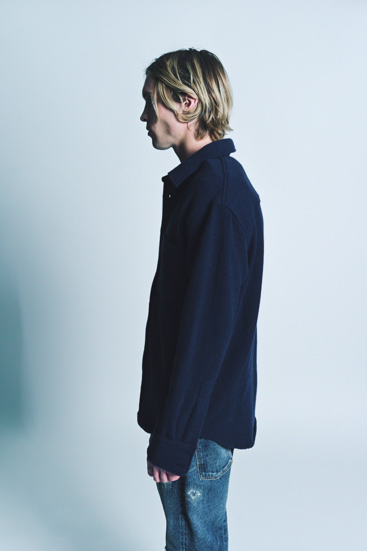 THE ELDER STATESMAN | WOVEN OVERSHIRT - MAXFIELD LA