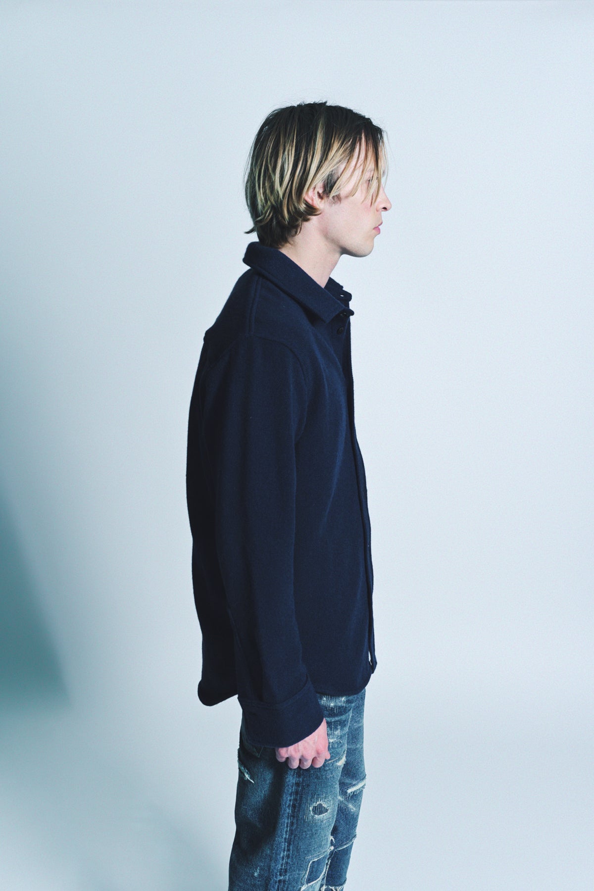 THE ELDER STATESMAN | WOVEN OVERSHIRT - MAXFIELD LA