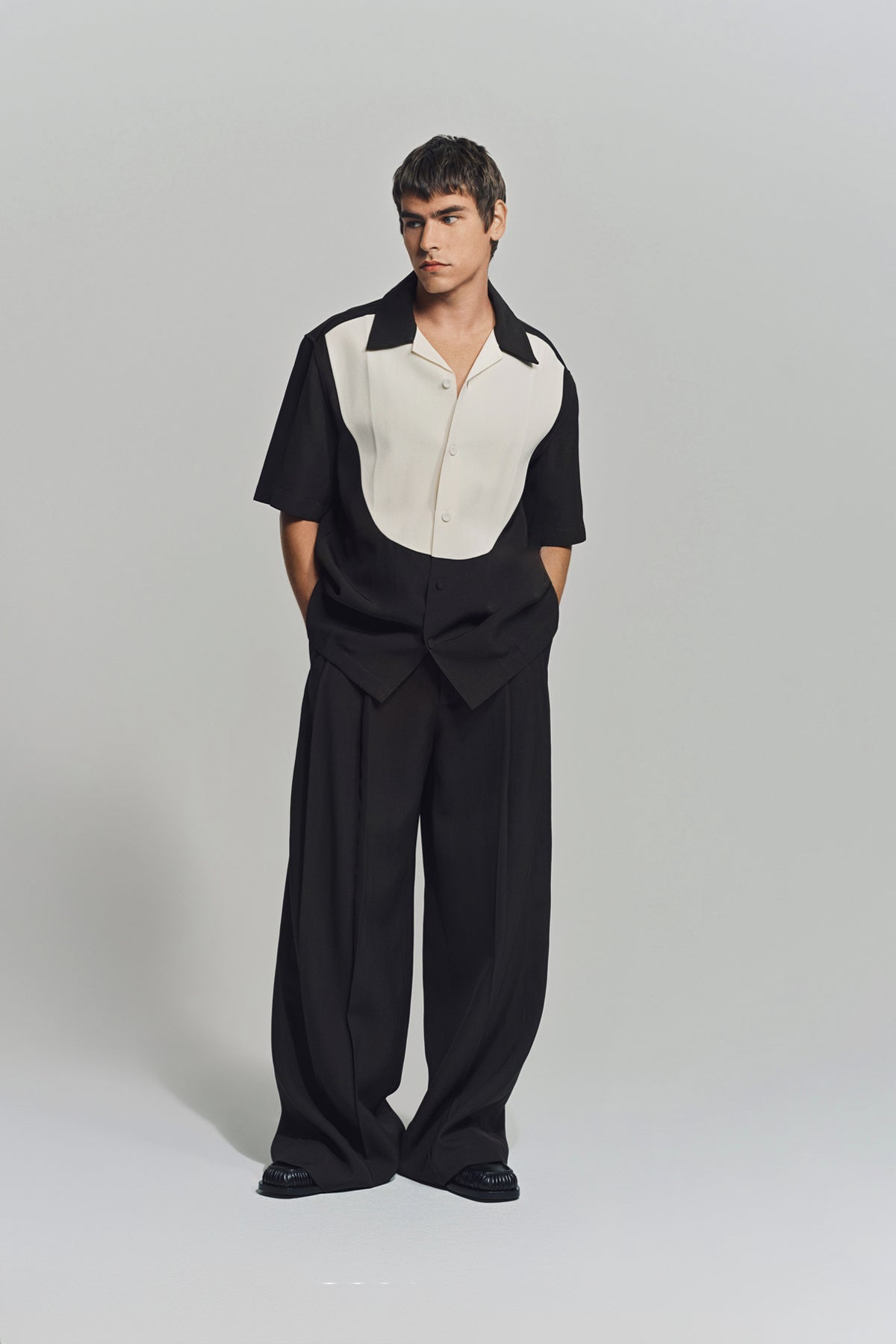 JIL SANDER | SILK BLEND SHORT SLEEVE SHIRT