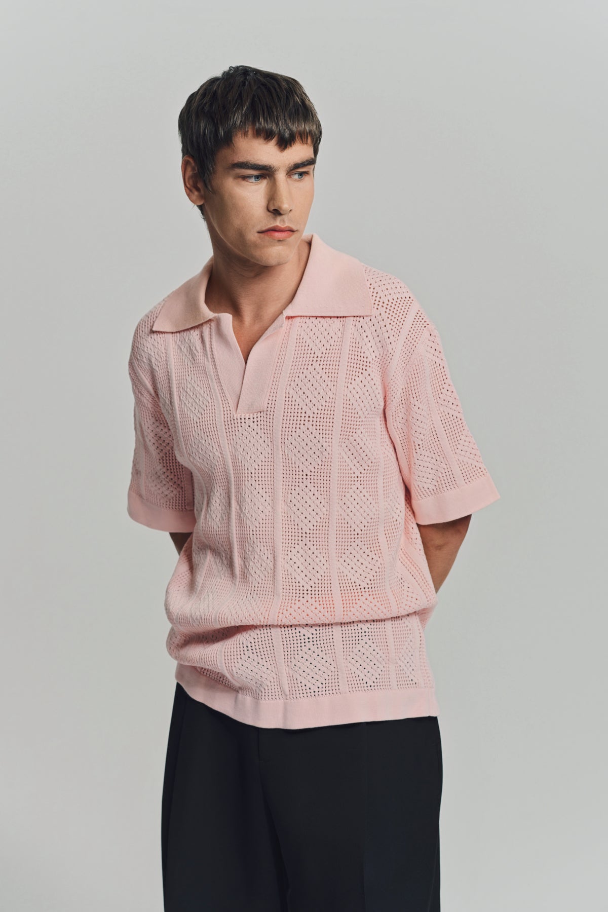 JIL SANDER | LACE SHORT SLEEVE POLO