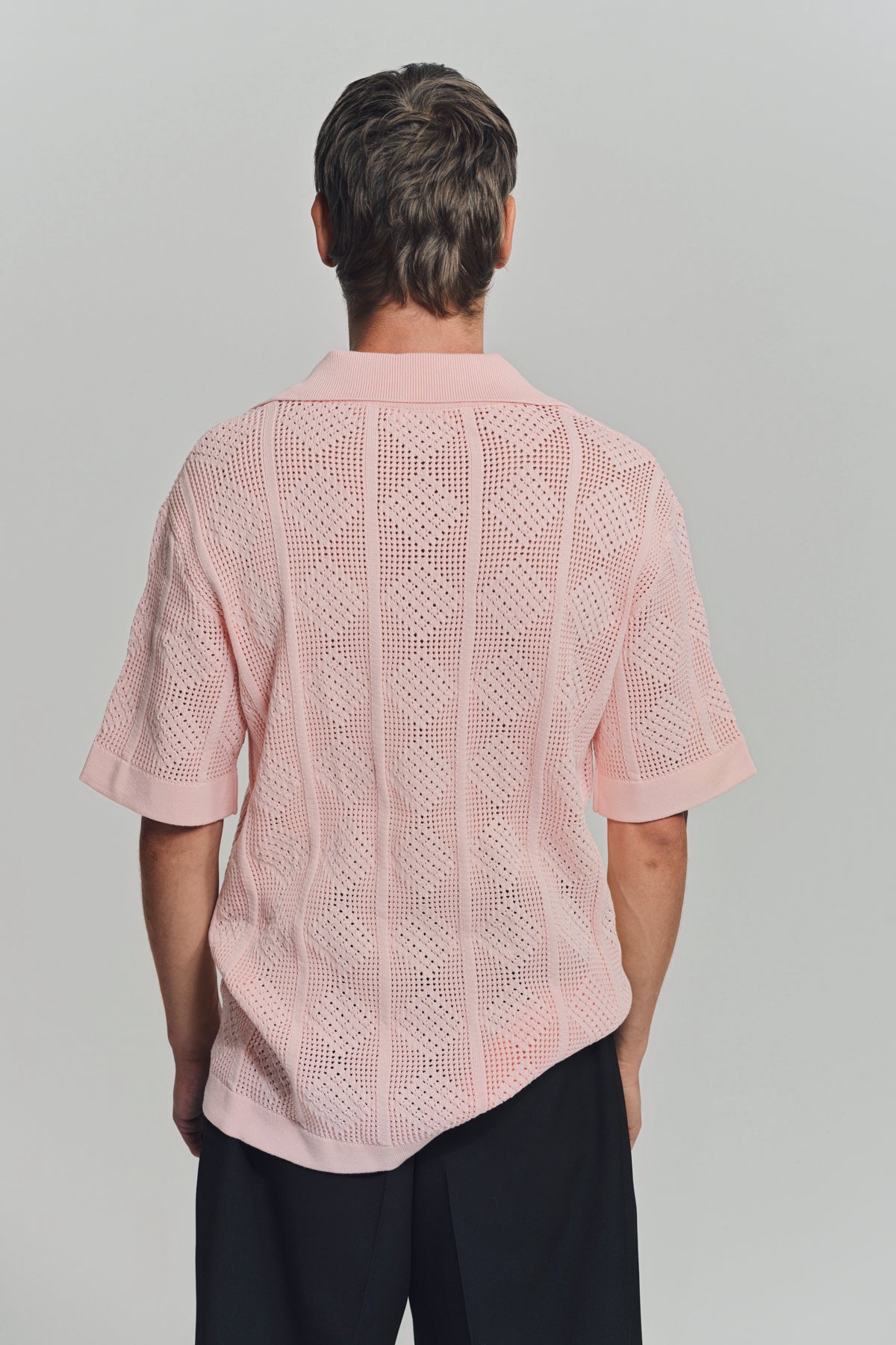 JIL SANDER | LACE SHORT SLEEVE POLO
