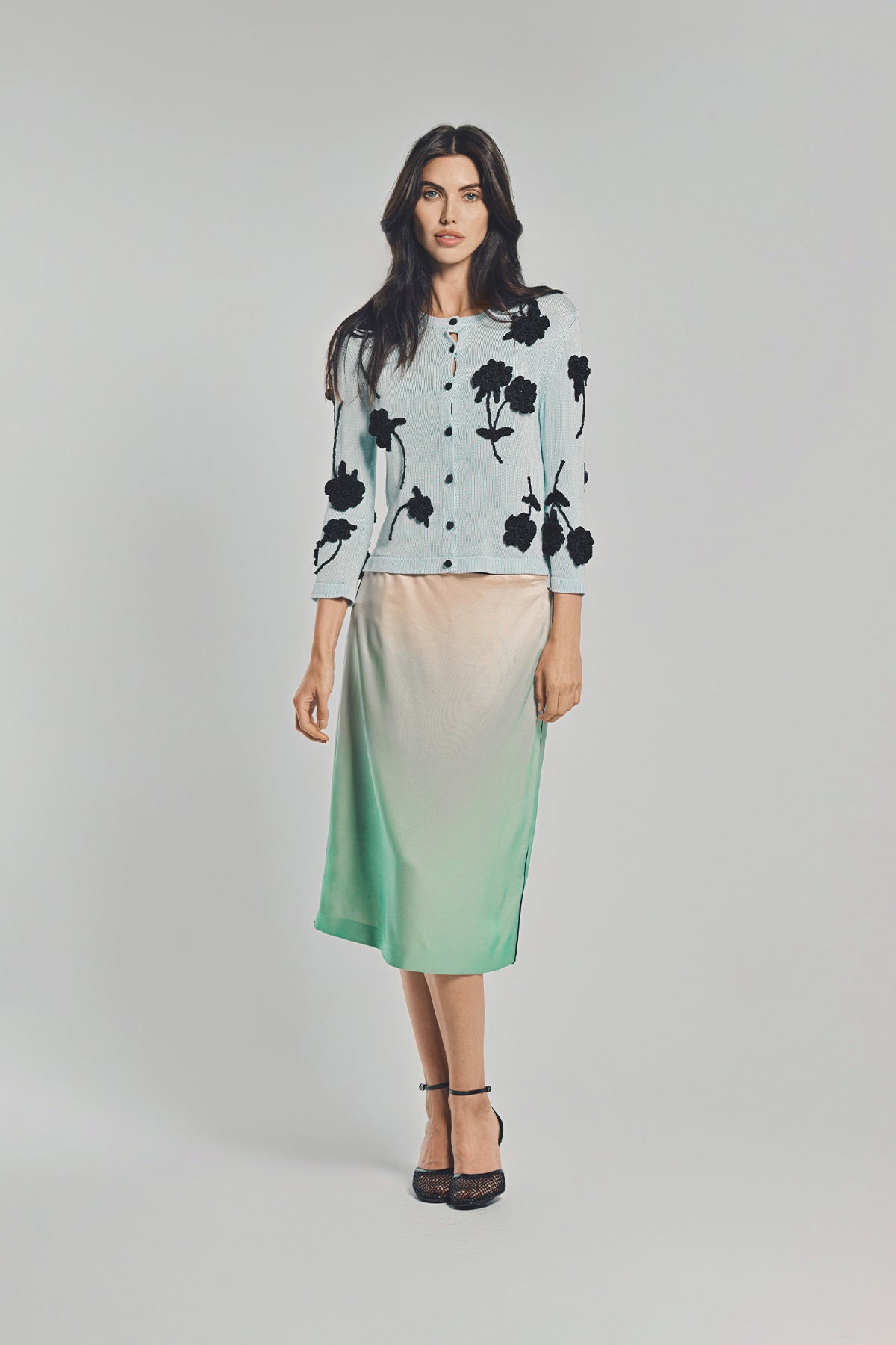 JIL SANDER | FLOWER CARDIGAN