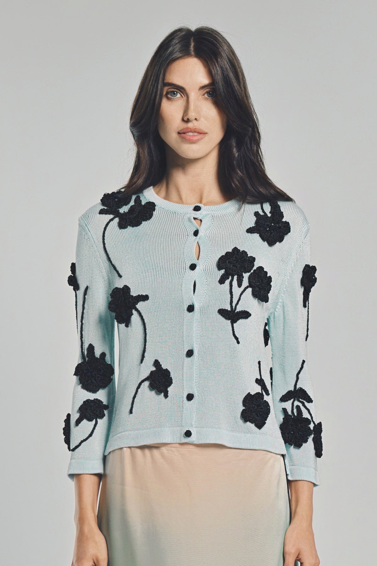 JIL SANDER | FLOWER CARDIGAN