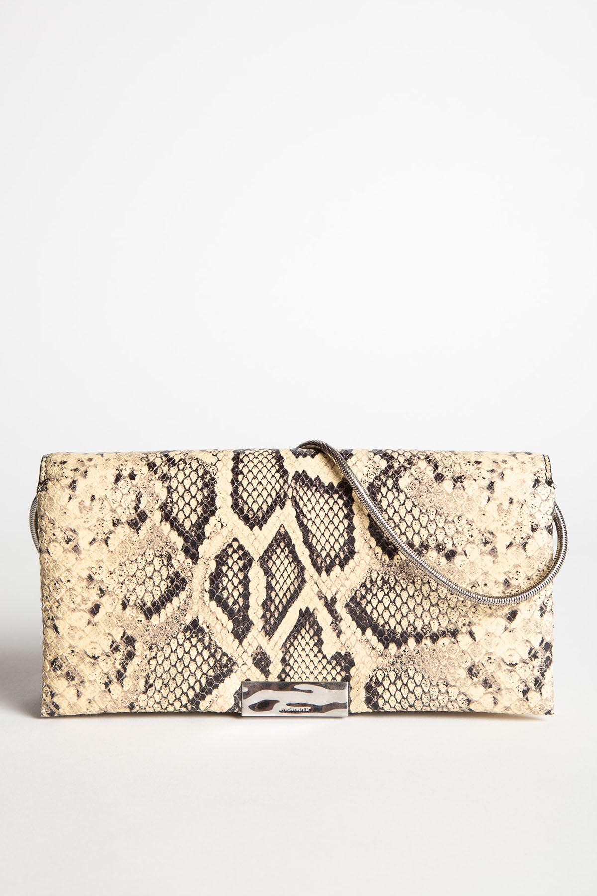 JIL SANDER | SNAKE-EFFECT SHOULDER BAG