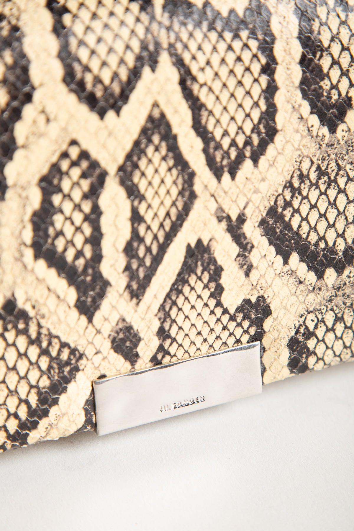 JIL SANDER | SNAKE-EFFECT SHOULDER BAG