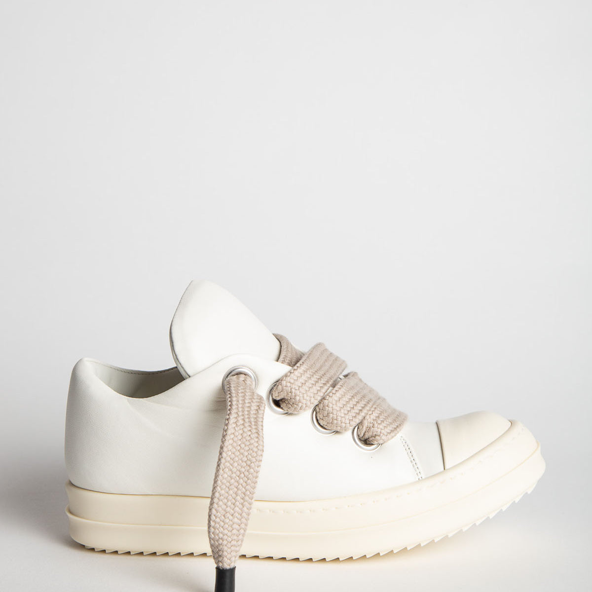 RICK OWENS | JUMBO LACE PUFFER LOW SNEAKS