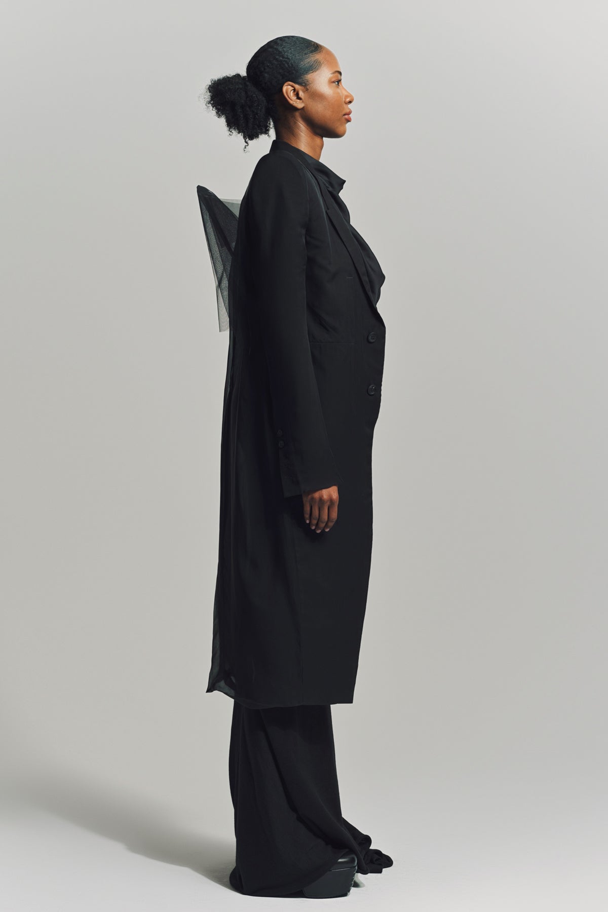 大人気! RICK OWENS Fogpocket Neue コート シルク シフォン RICK OWENS | FOGPOCKET NEUE COAT