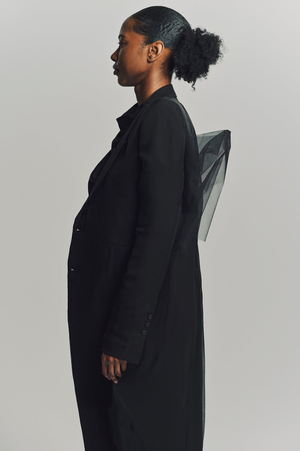 大人気! RICK OWENS Fogpocket Neue コート シルク シフォン RICK OWENS | FOGPOCKET NEUE COAT
