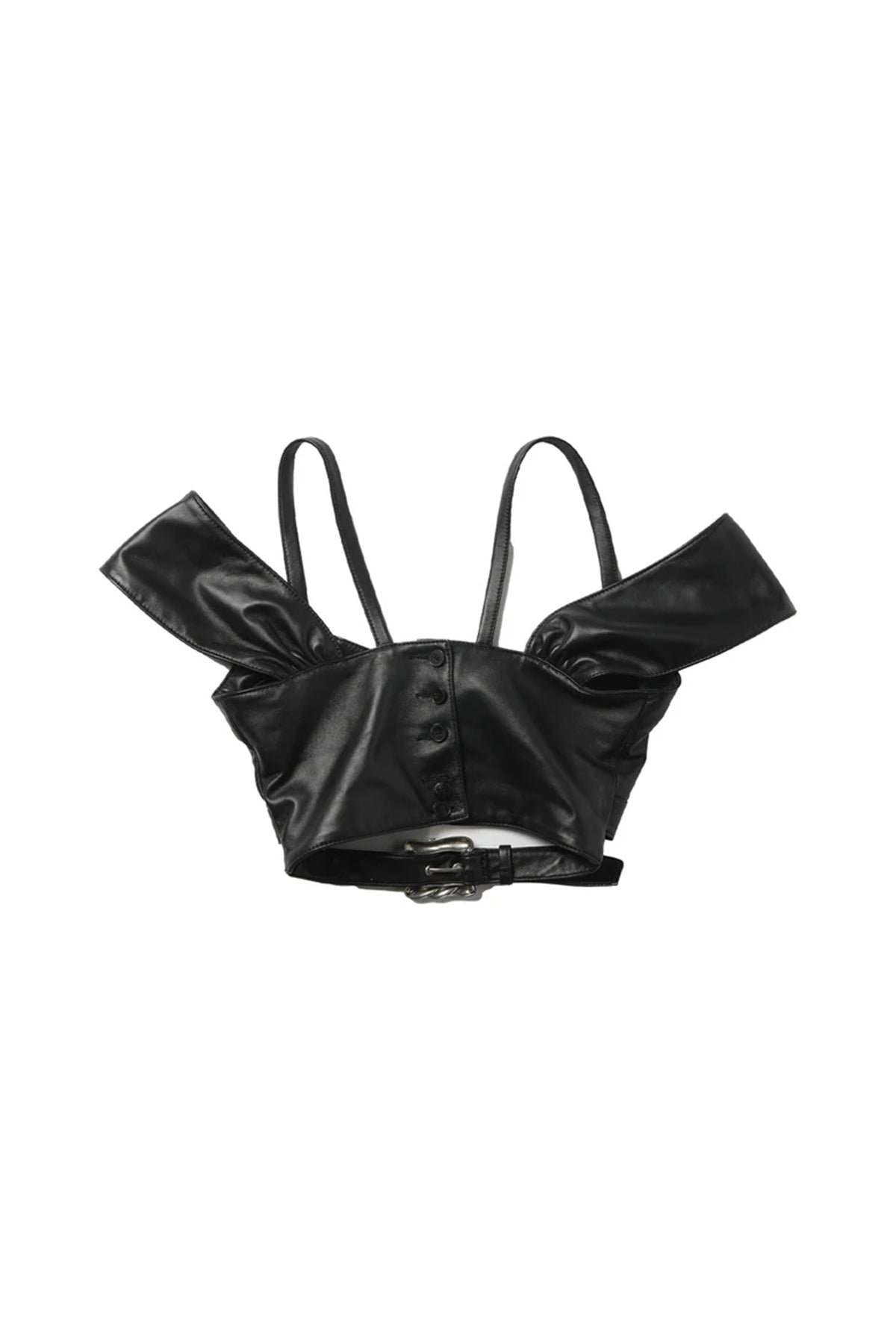 ENFANTS RICHES DÉPRIMÉS | LEATHER CORSET BRA