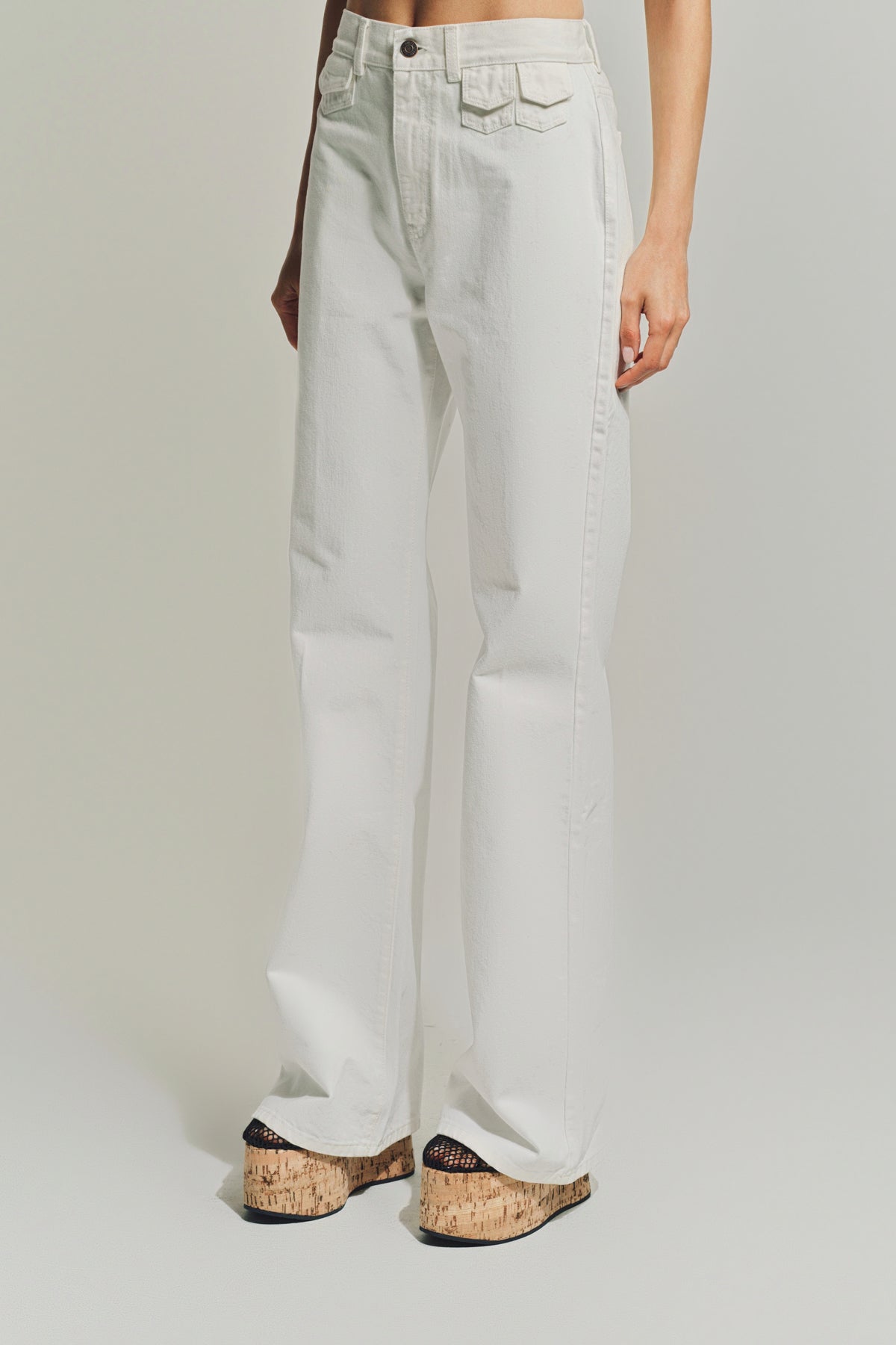CHLOÉ | HIGH-RISE FLARE JEANS IN DENIM