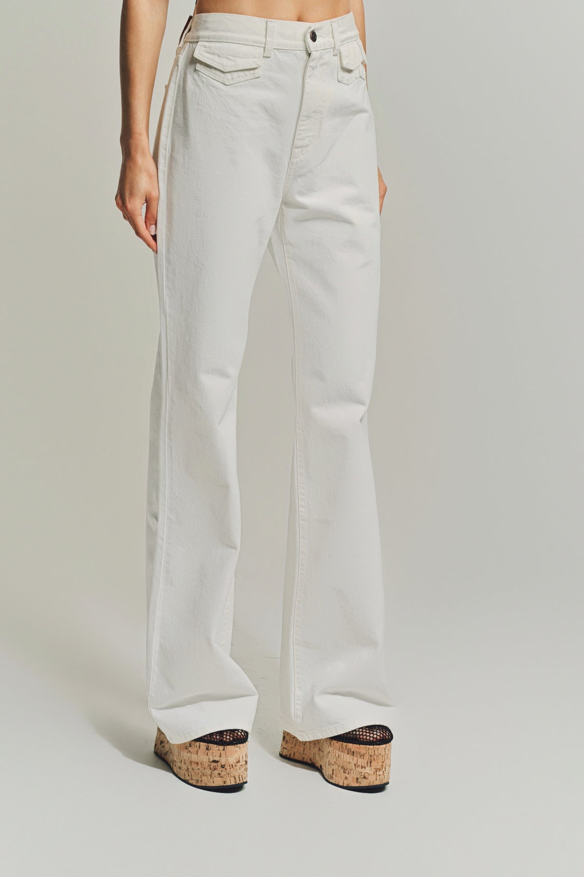 CHLOÉ | HIGH-RISE FLARE JEANS IN DENIM