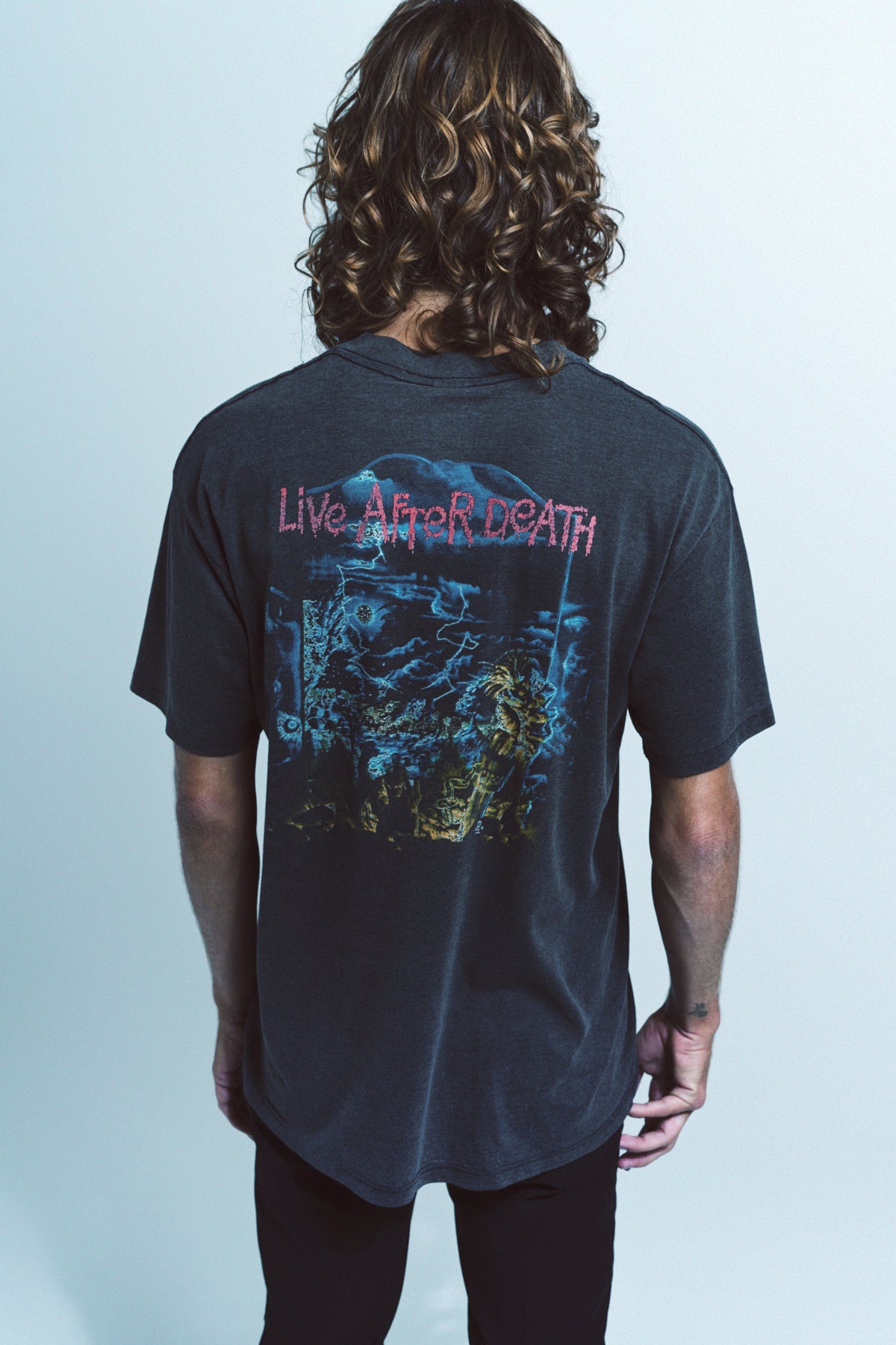 MAXFIELD VINTAGE | 1985 IRON MAIDEN LIVE AFTER DEATH TEE - MAXFIELD LA