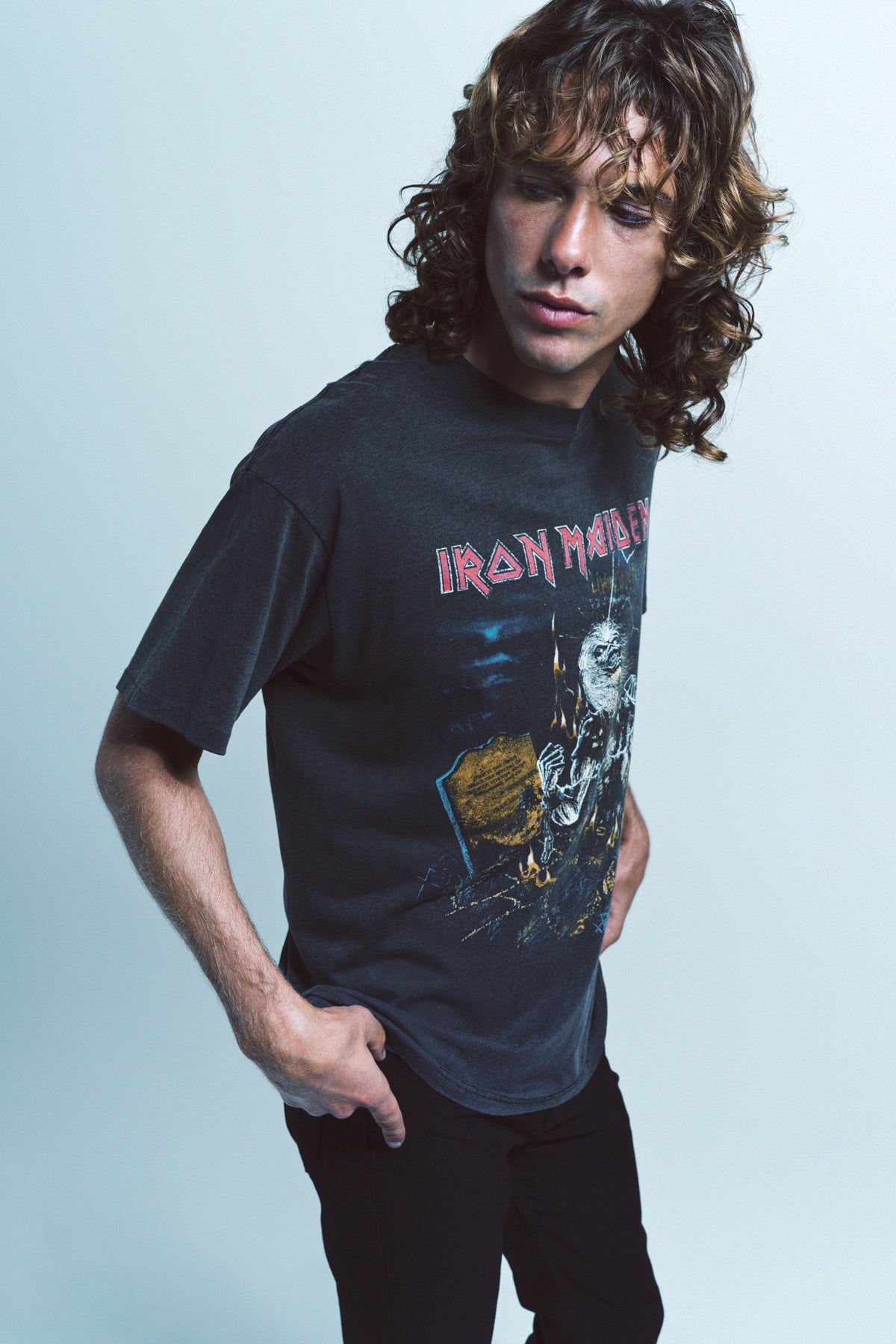 MAXFIELD VINTAGE | 1985 IRON MAIDEN LIVE AFTER DEATH TEE - MAXFIELD LA