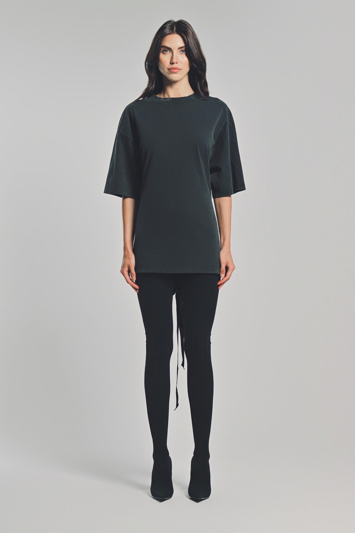 BALENCIAGA | LACE-UP T-SHIRT
