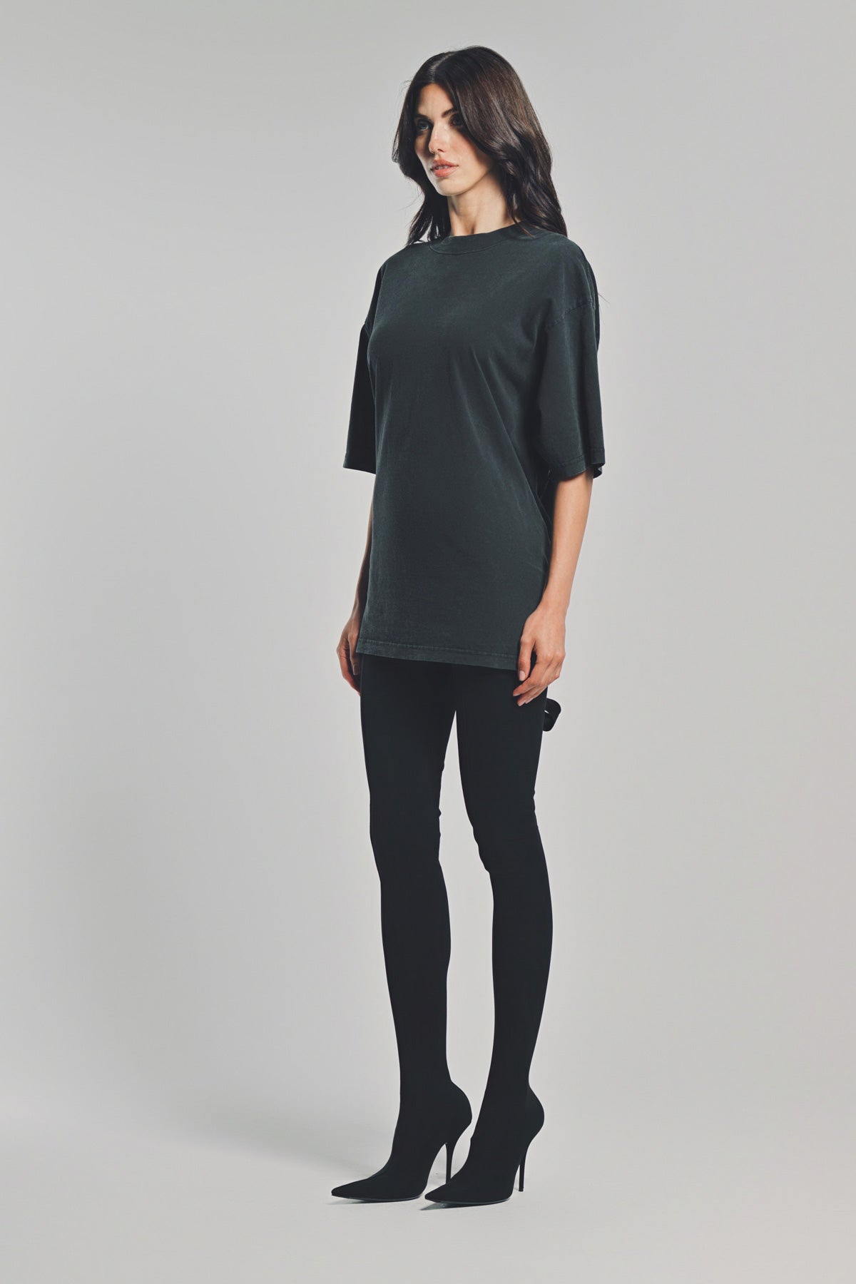 BALENCIAGA | LACE-UP T-SHIRT