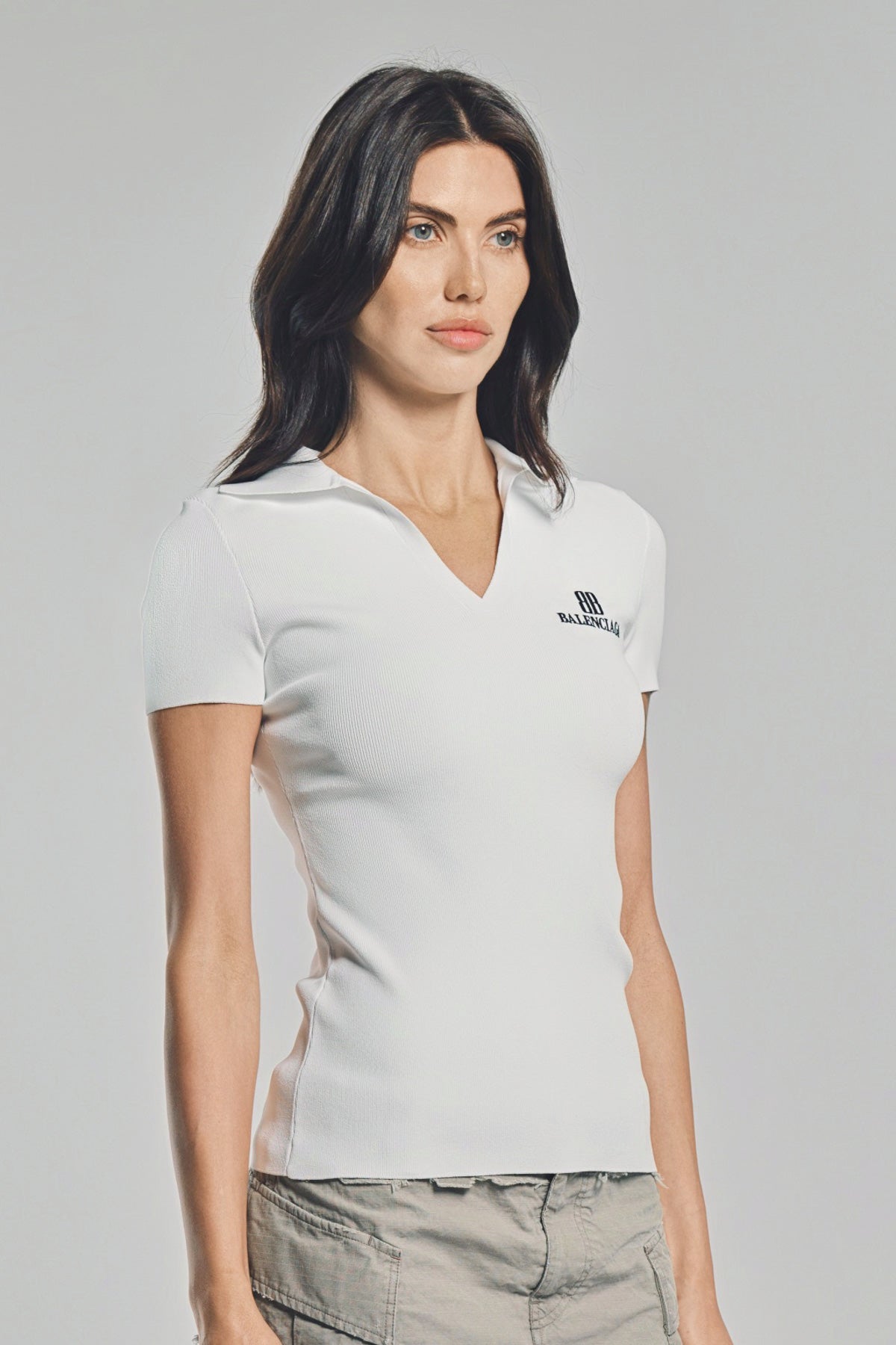 BALENCIAGA | SHORT SLEEVE FITTED POLO