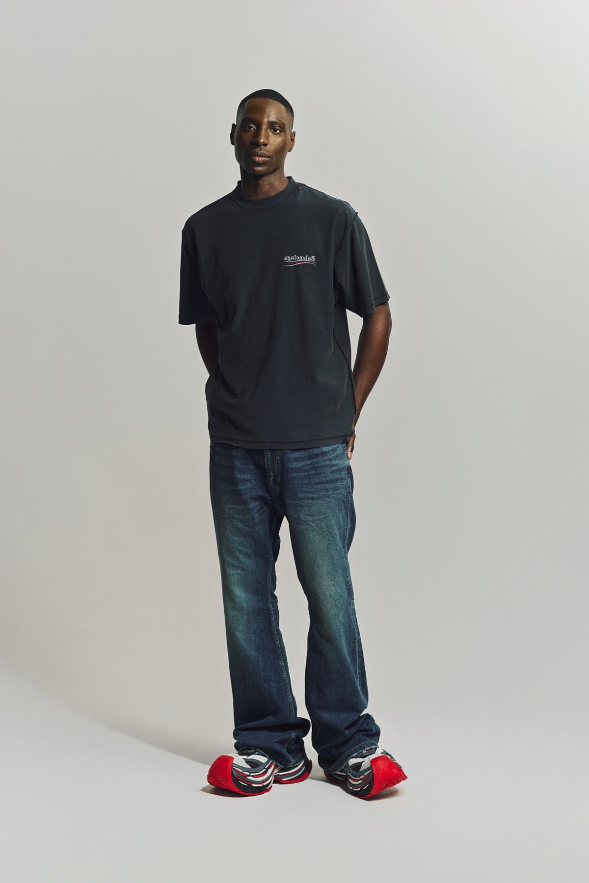 BALENCIAGA | POLITICAL CAMPAIGN INSIDE-OUT T-SHIRT