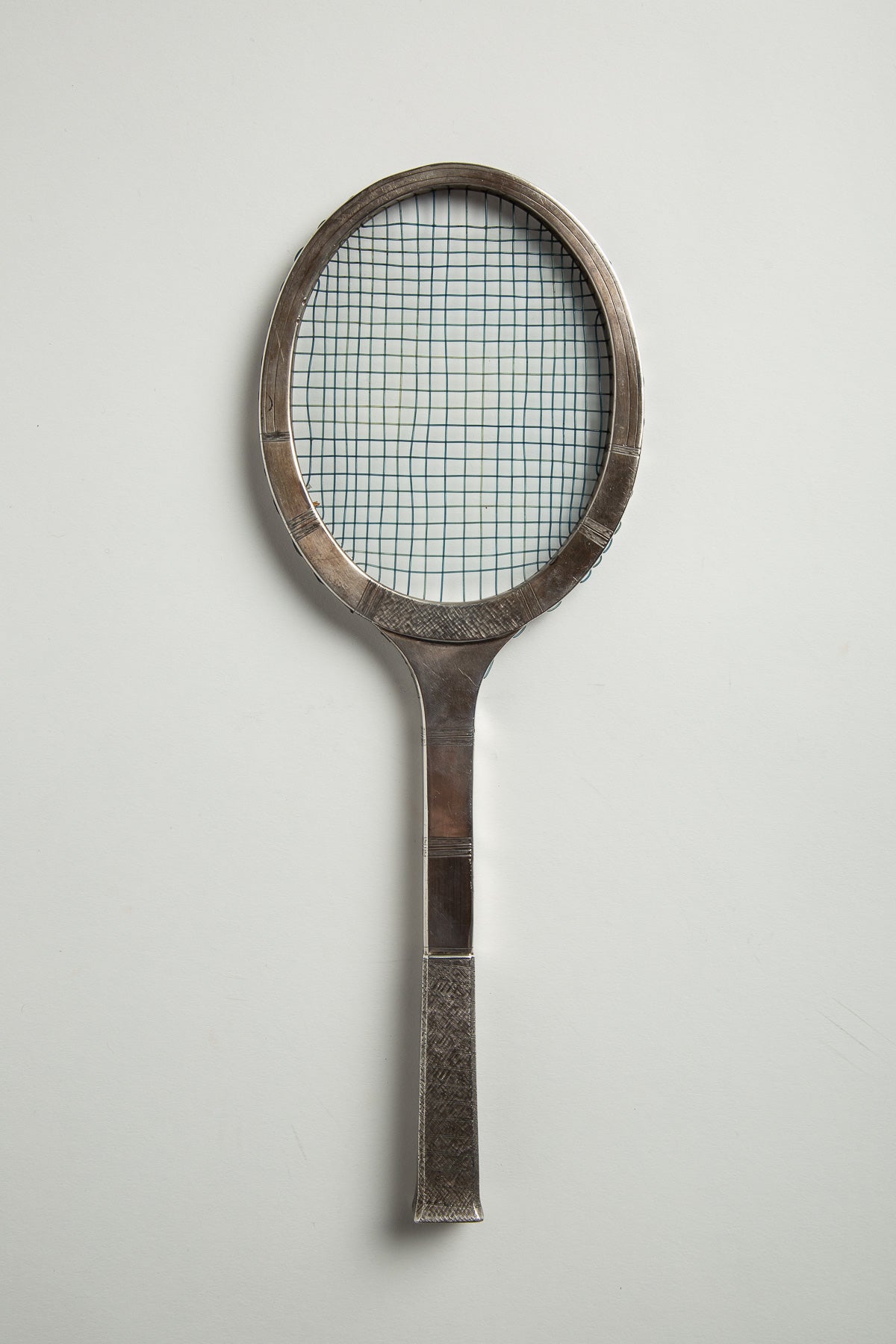 MAXFIELD PRIVATE COLLECTION | 1970'S STERLING SILVER TENNIS RACKET