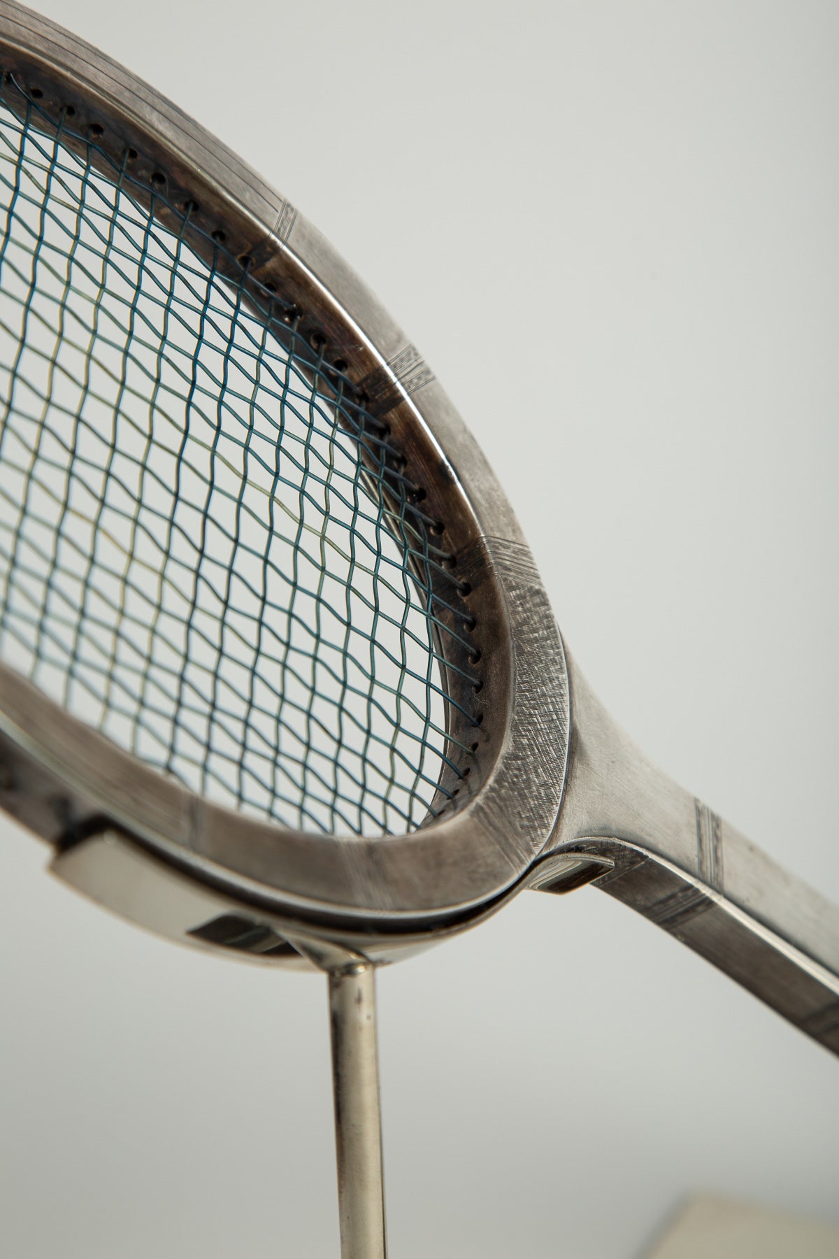 MAXFIELD PRIVATE COLLECTION | 1970'S STERLING SILVER TENNIS RACKET