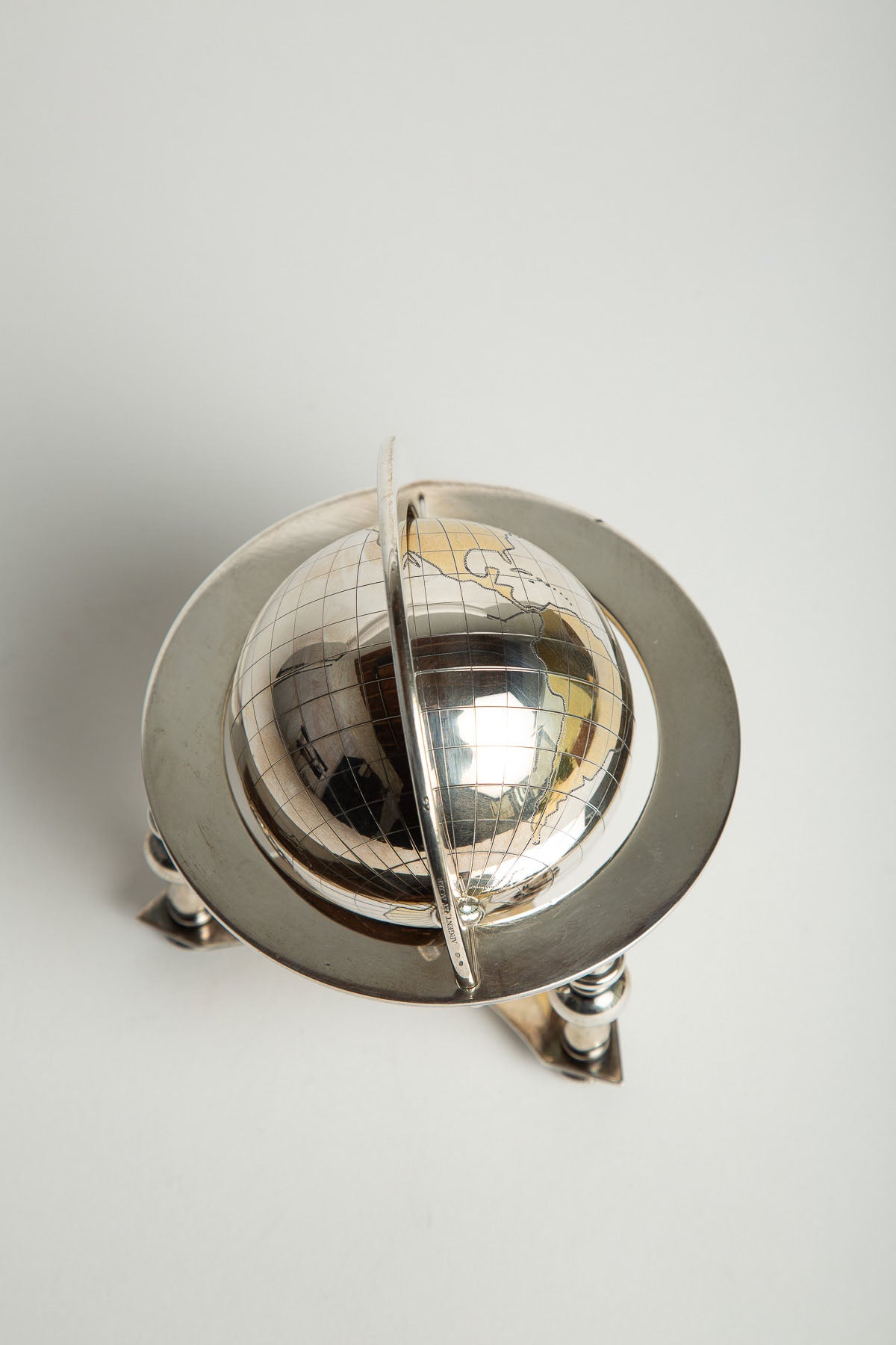 BULGARI | 1970'S STERLING GLOBE - MAXFIELD LA