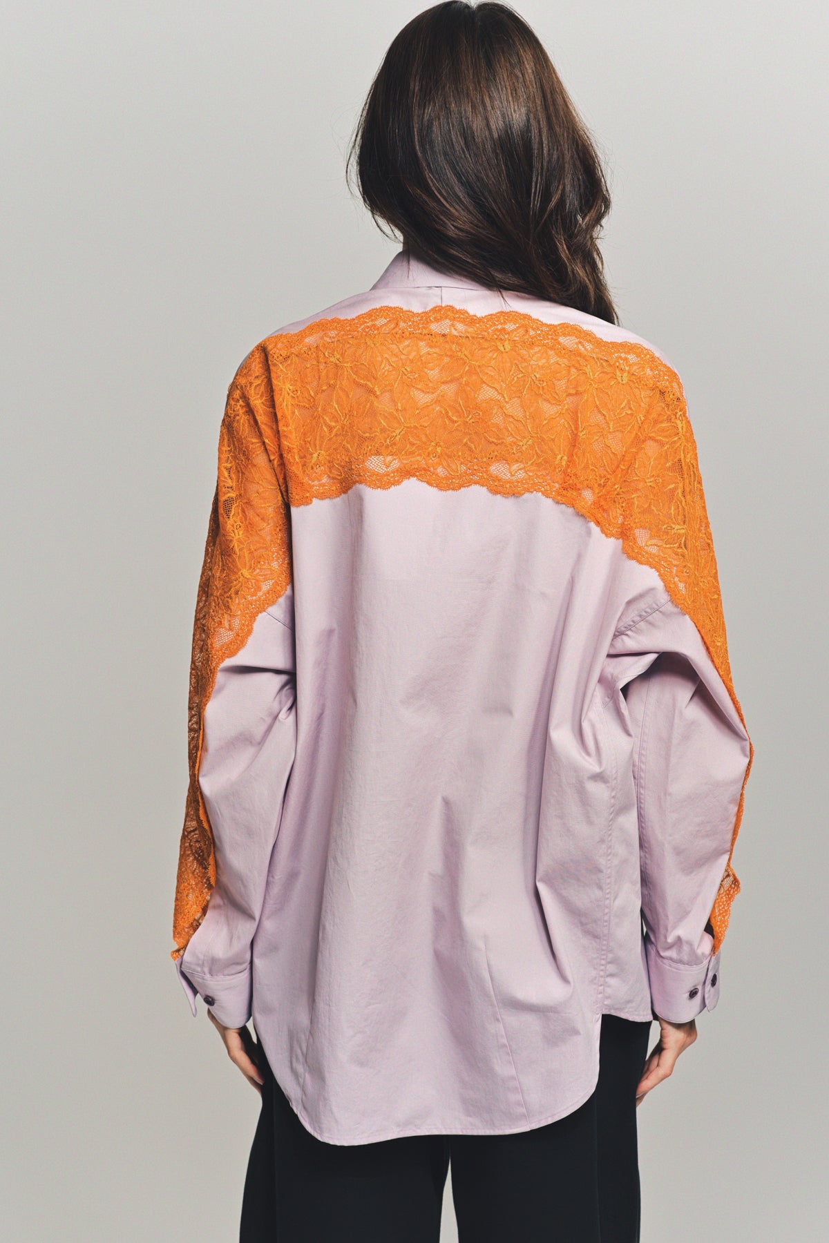 DRIES VAN NOTEN | LACE COCOON SHIRT
