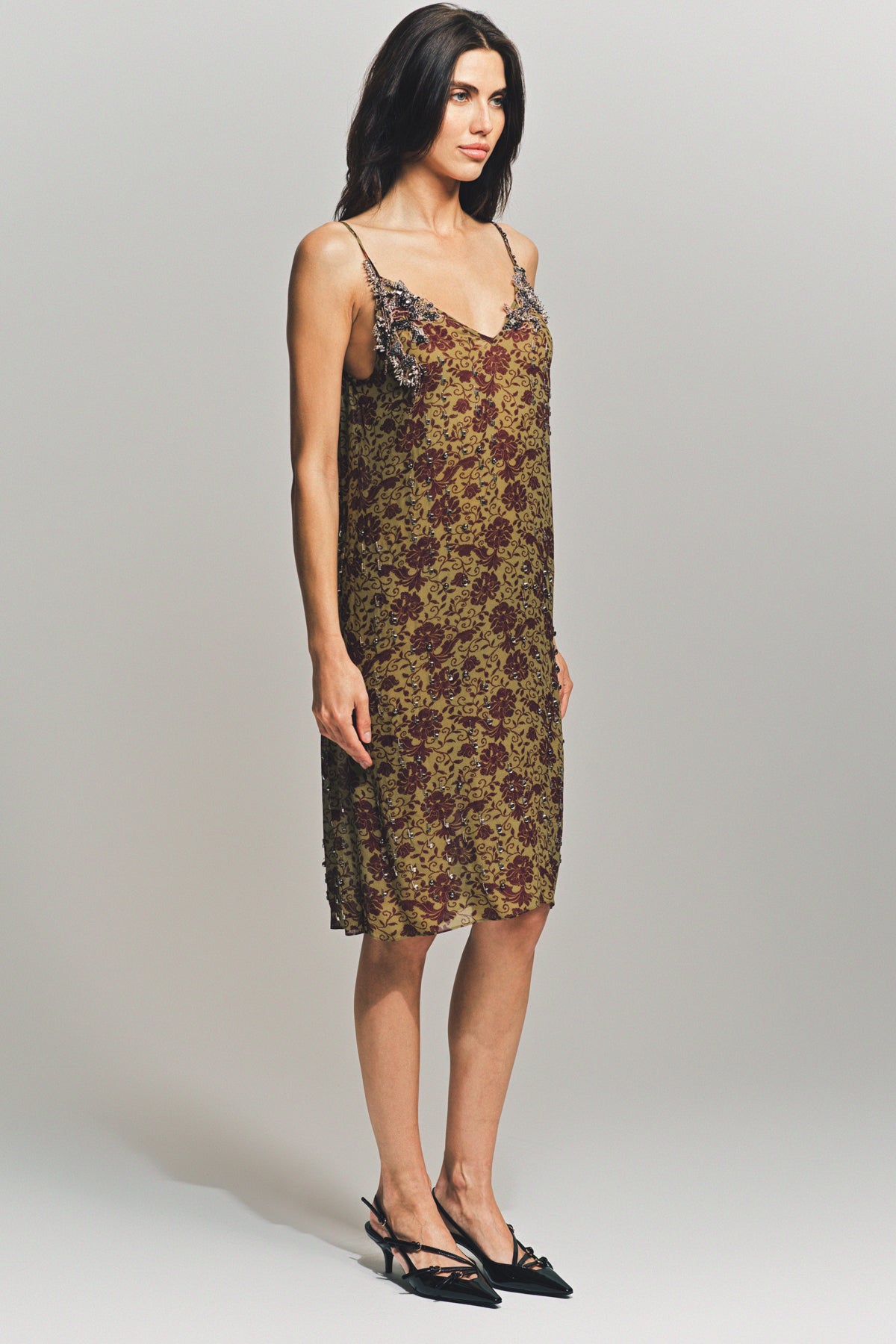 DRIES VAN NOTEN | EMBROIDERED DRESS