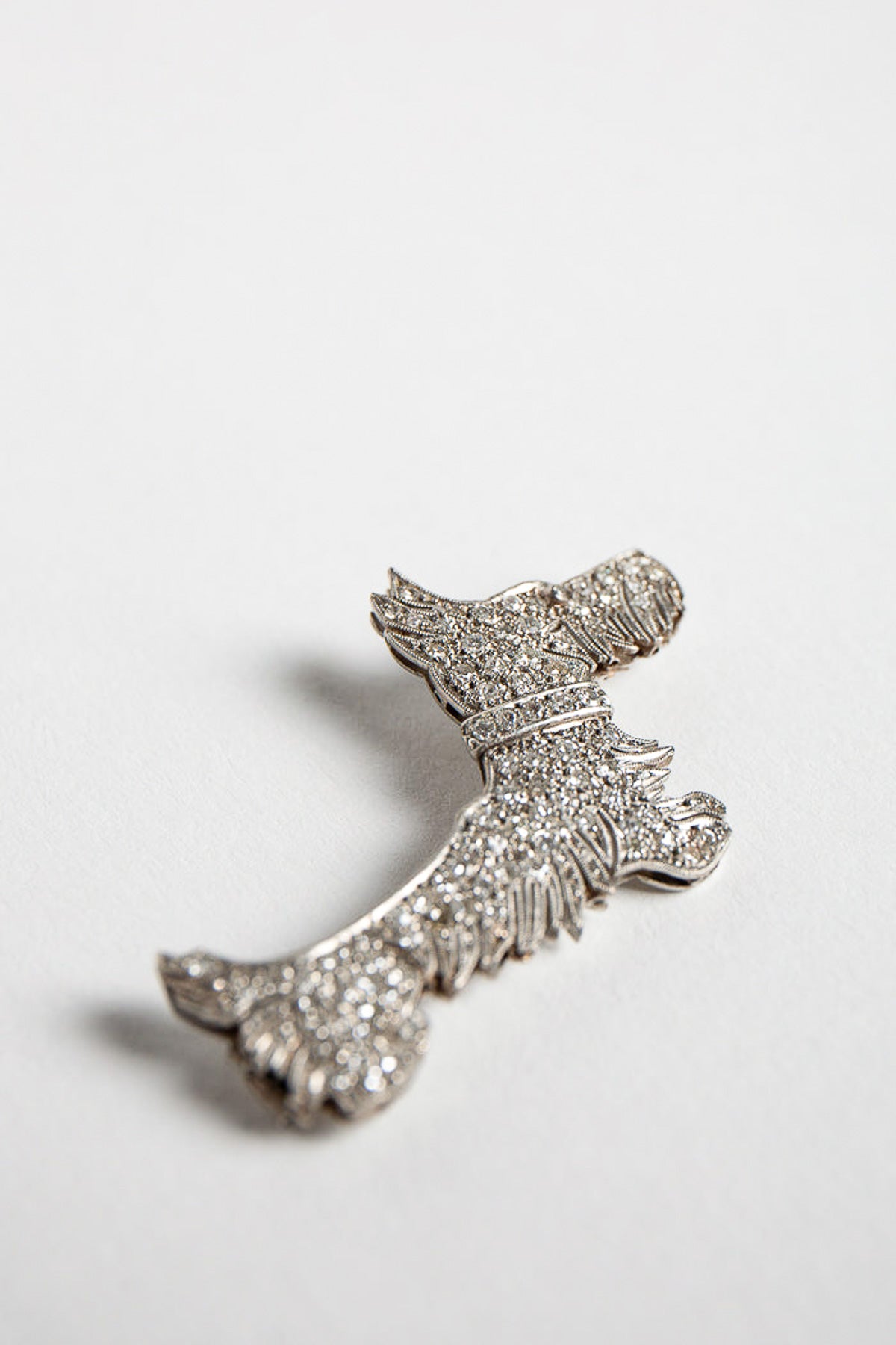 MAXFIELD PRIVATE COLLECTION | VINTAGE ART DECO TERRIER BROOCH