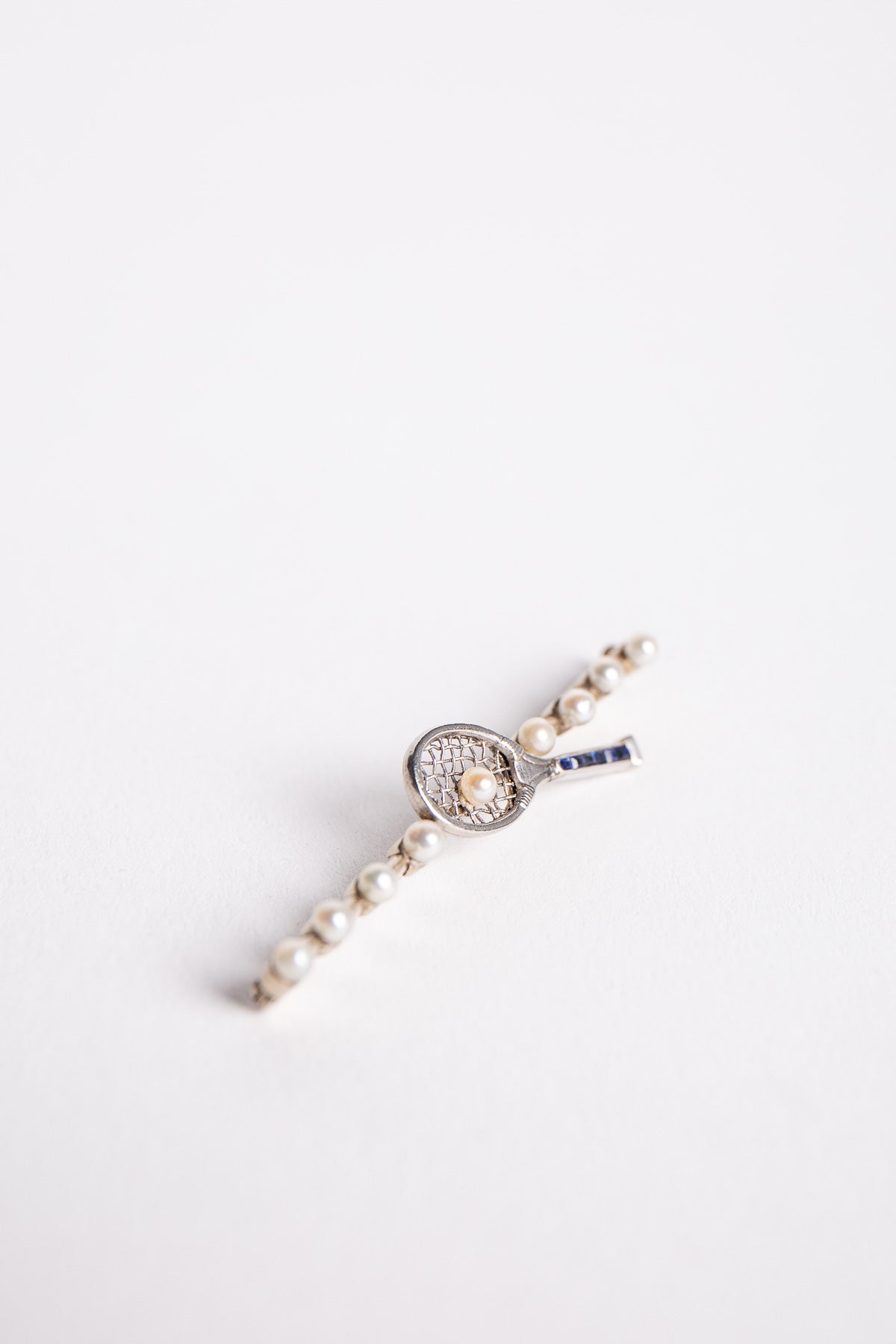 MAXFIELD PRIVATE COLLECTION | VINTAGE TENNIS RACKET BROOCH