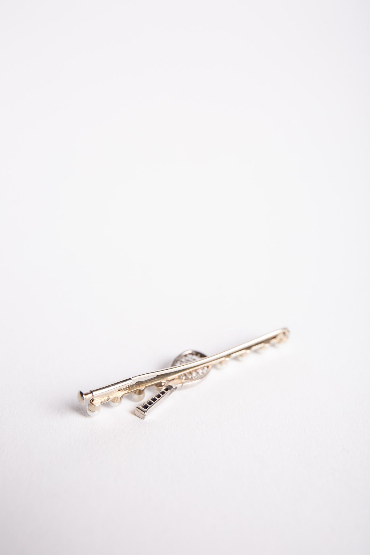 MAXFIELD PRIVATE COLLECTION | VINTAGE TENNIS RACKET BROOCH