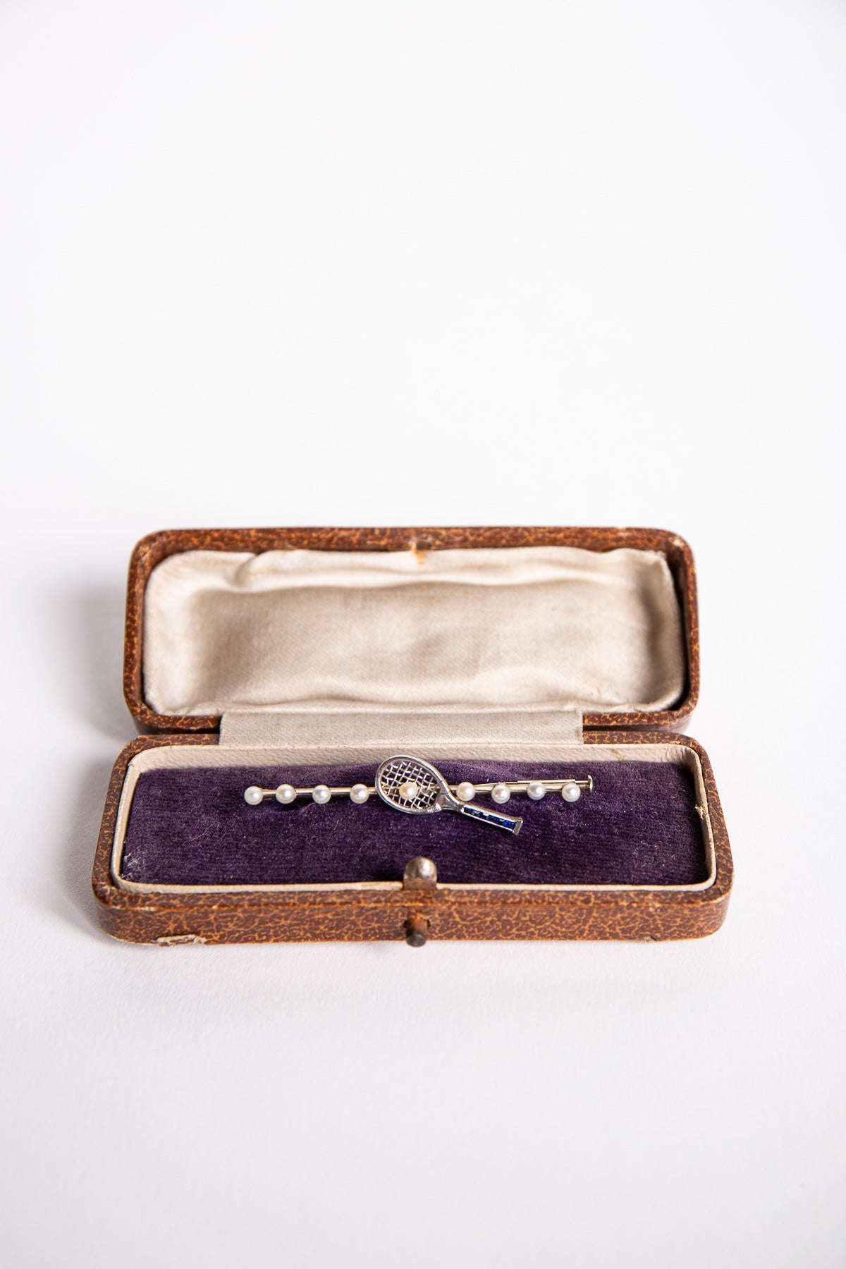 MAXFIELD PRIVATE COLLECTION | VINTAGE TENNIS RACKET BROOCH