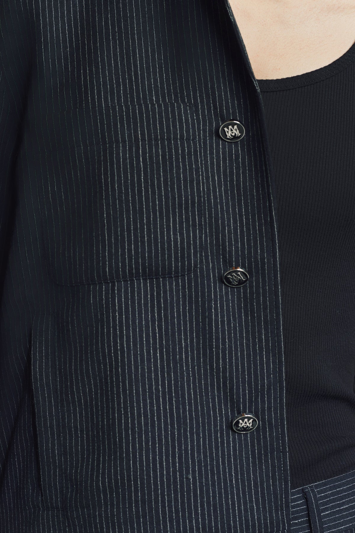 AMIRI | PINSTRIPE CADET JACKET