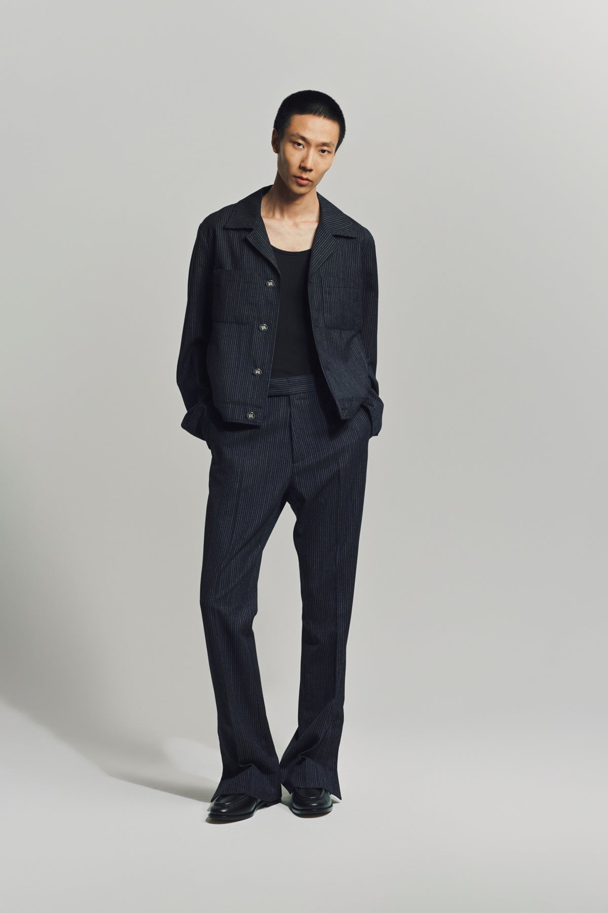 AMIRI | PINSTRIPE LOOSE FLARE