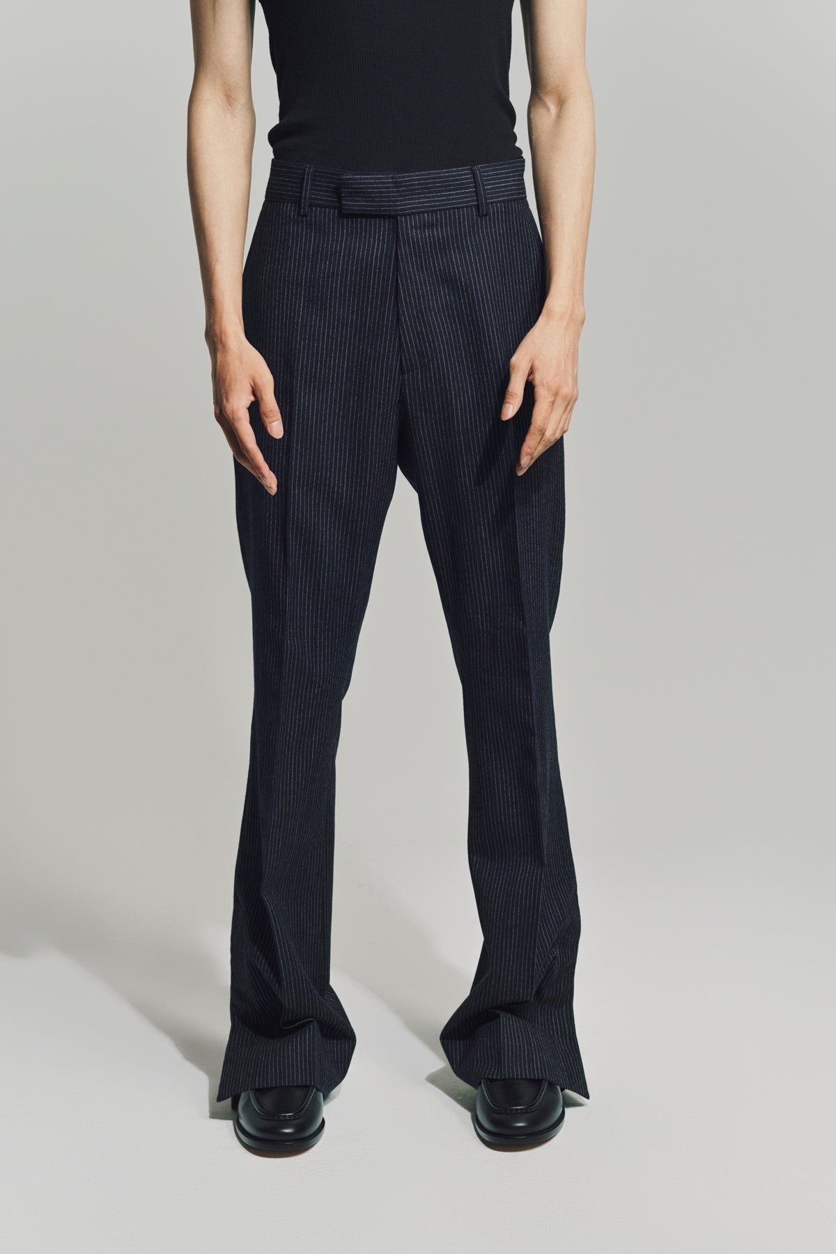 AMIRI | PINSTRIPE LOOSE FLARE