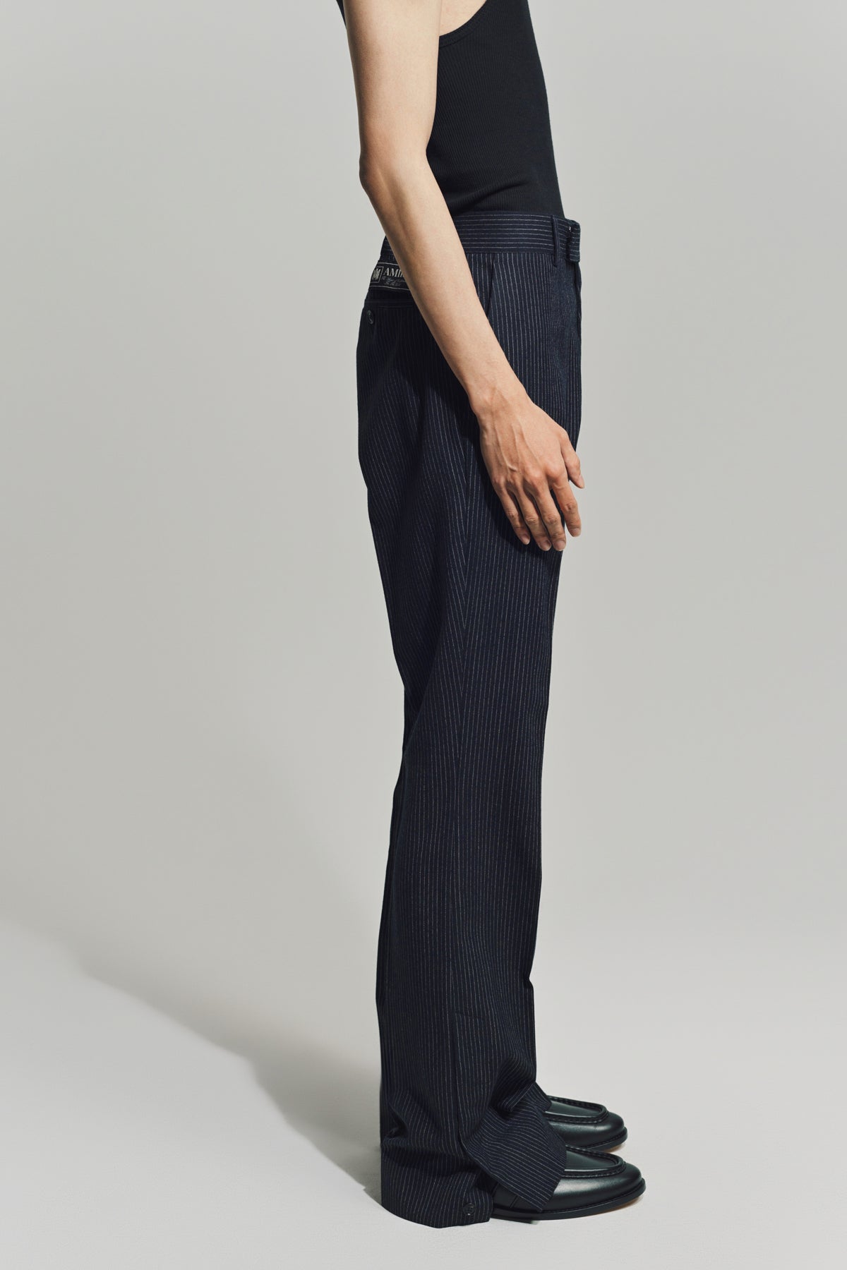 AMIRI | PINSTRIPE LOOSE FLARE