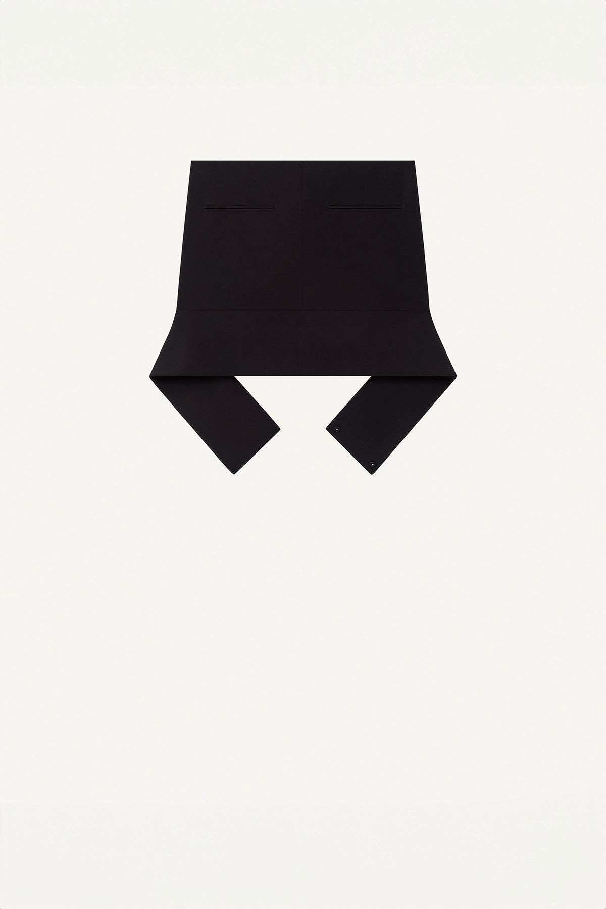 COURRÈGES | REVERSED BELT MINI SKIRT